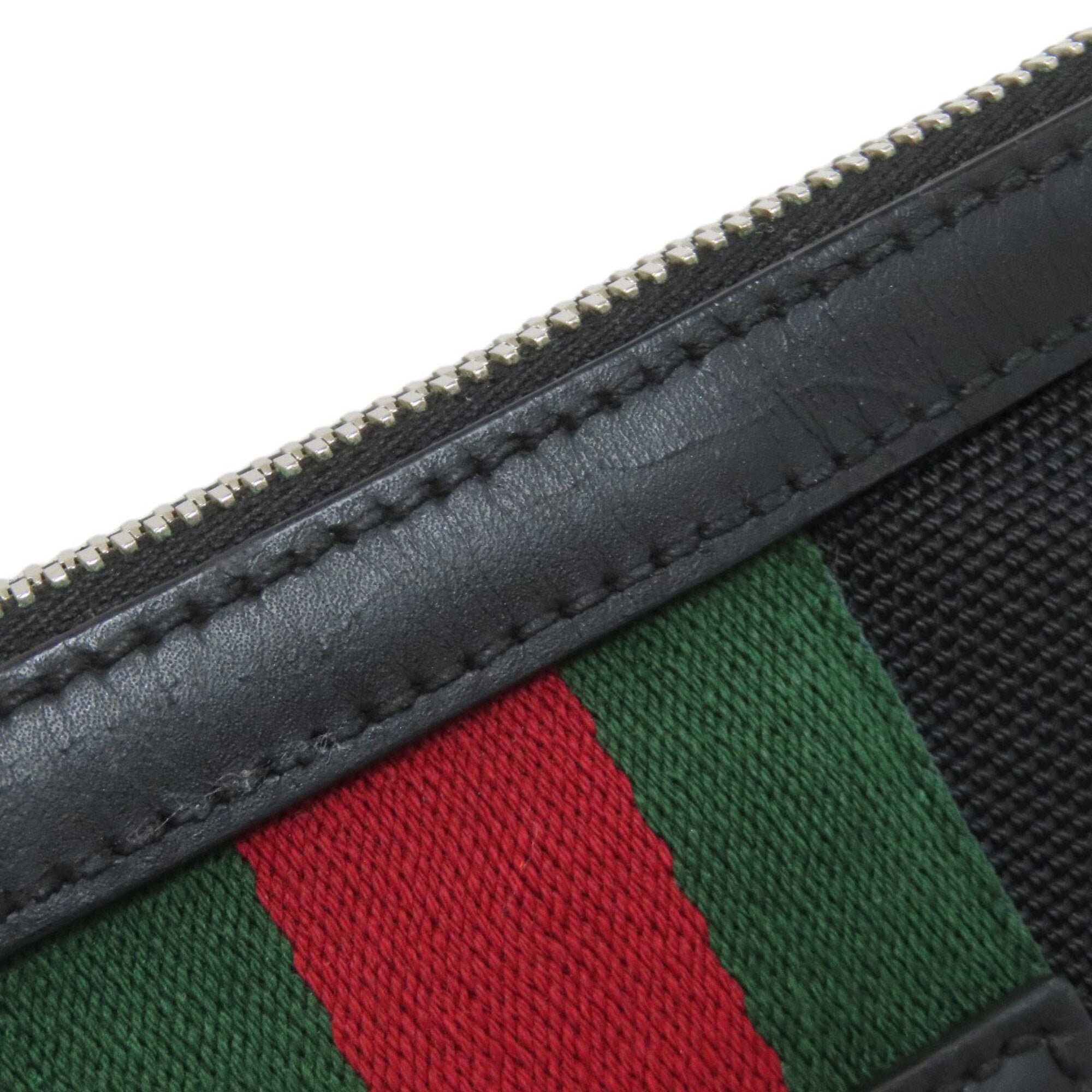 Gucci Black Canvas Shoulder Bag (Pre-Owned)