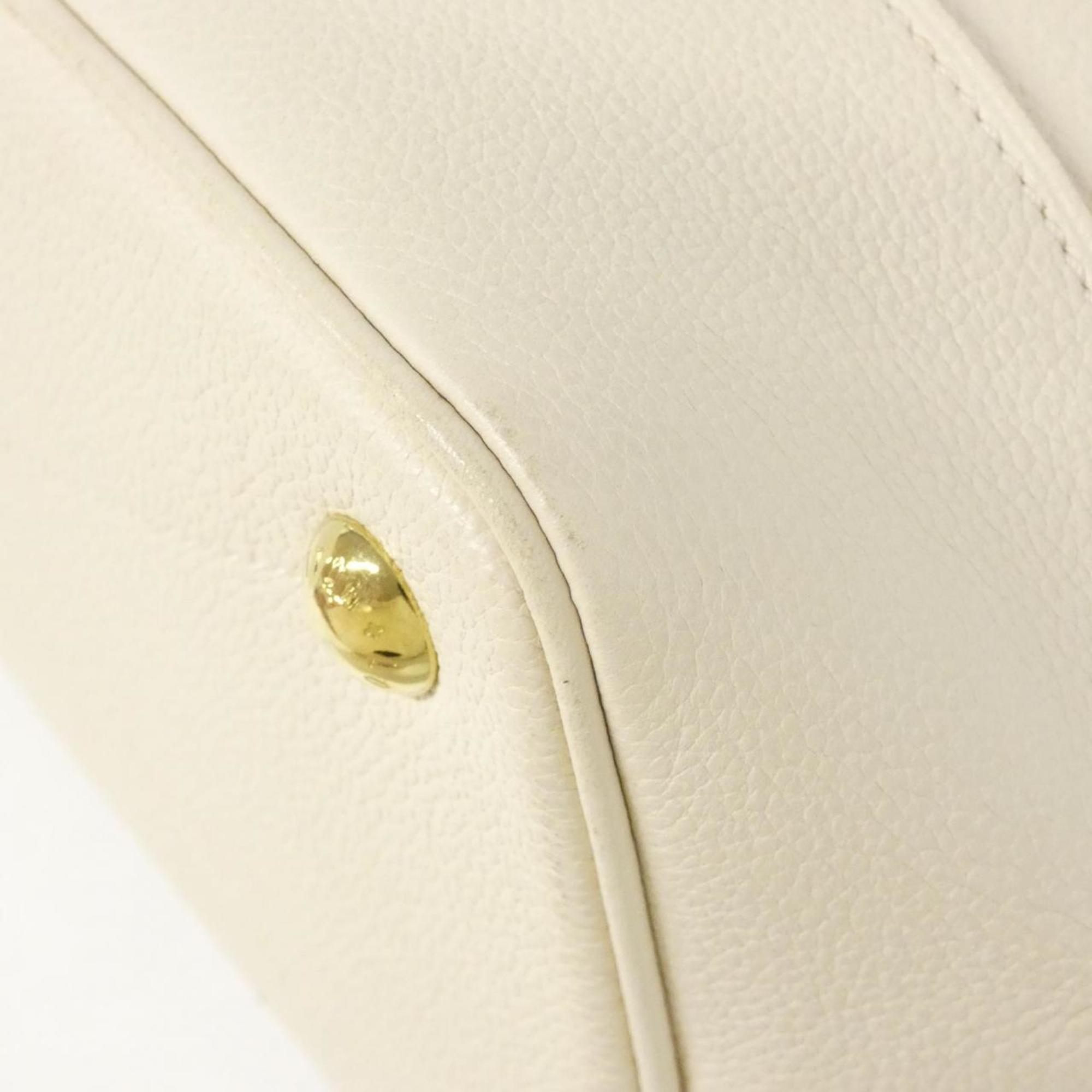 Louis Vuitton Beige Leather Handbag