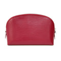 LOUIS VUITTON Epi Pochette Tick Leather Fuchsia Engine Makeup Pouch Louis Vuitton Women's Men's