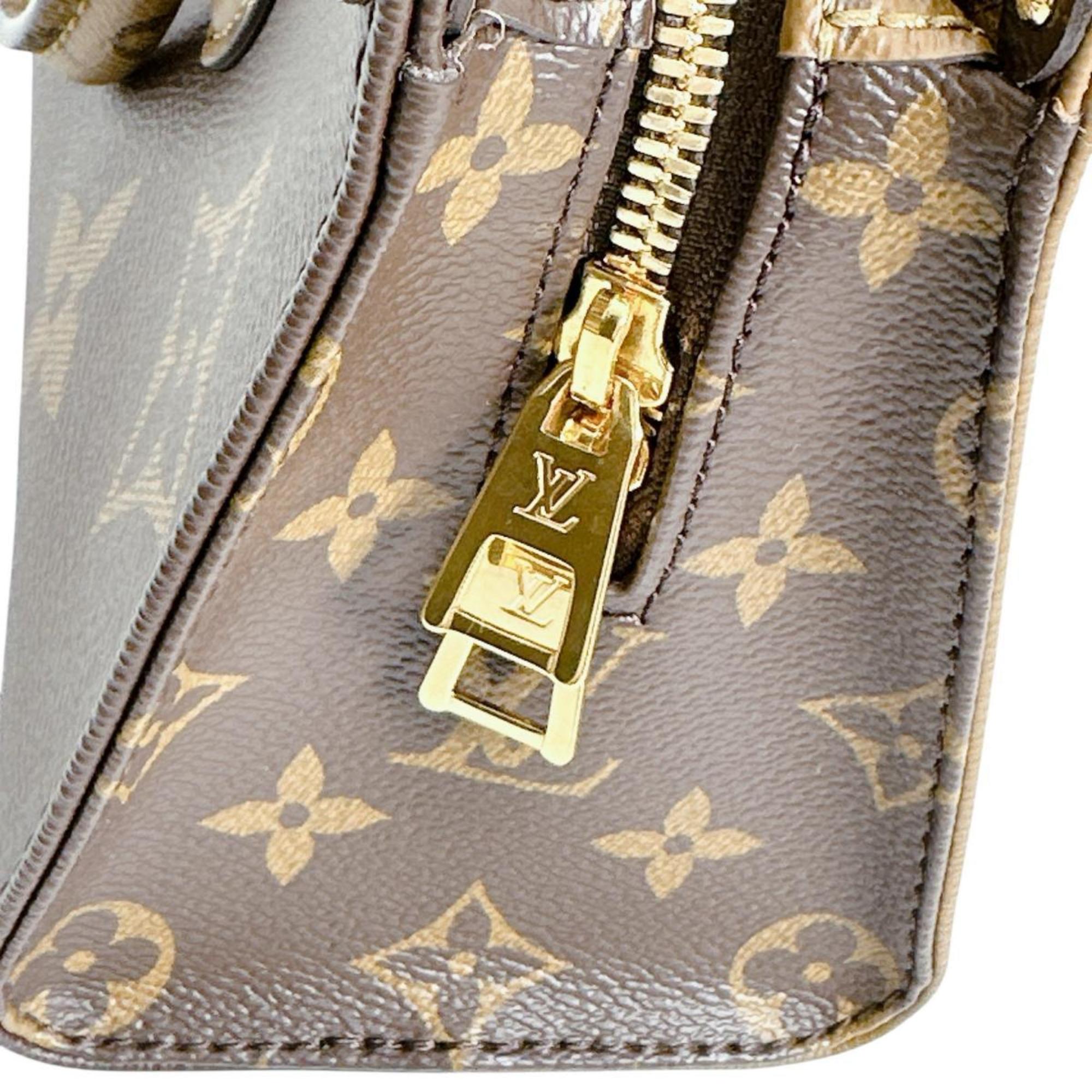 Louis Vuitton Brown Monogram Pouch Tote Bag