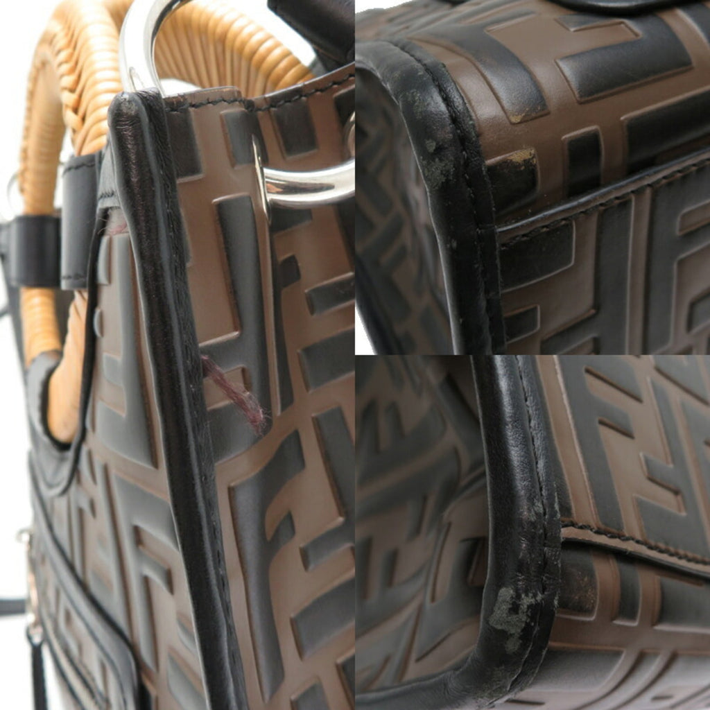 Fendi Brown Leather Handbag