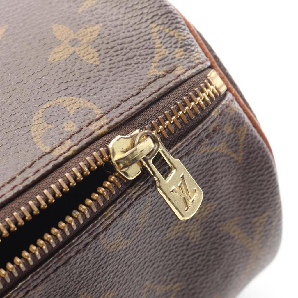 Louis Vuitton Brown Monogram Coated Canvas Leather Handbag