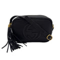 Gucci Black Leather Shoulder Bag (Pre-Owned)