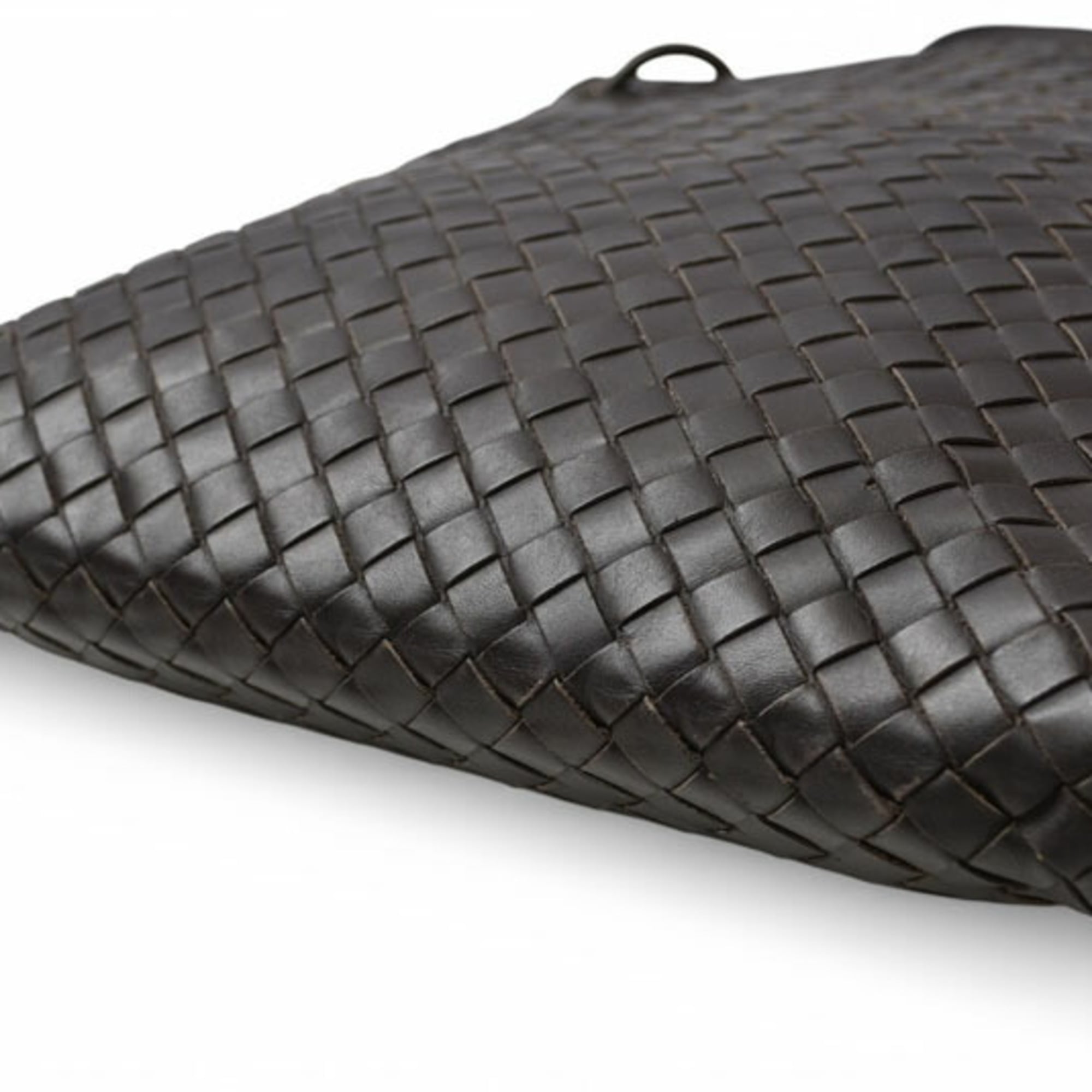 Bottega Veneta Dark Brown Leather Shoulder Bag