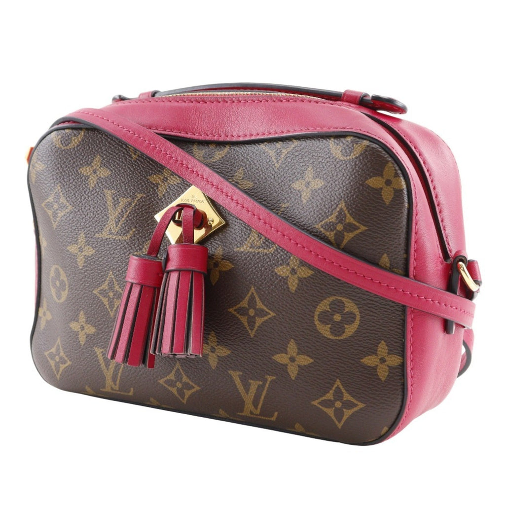 Louis Vuitton Brown Red Color Monogram Shoulder Bag