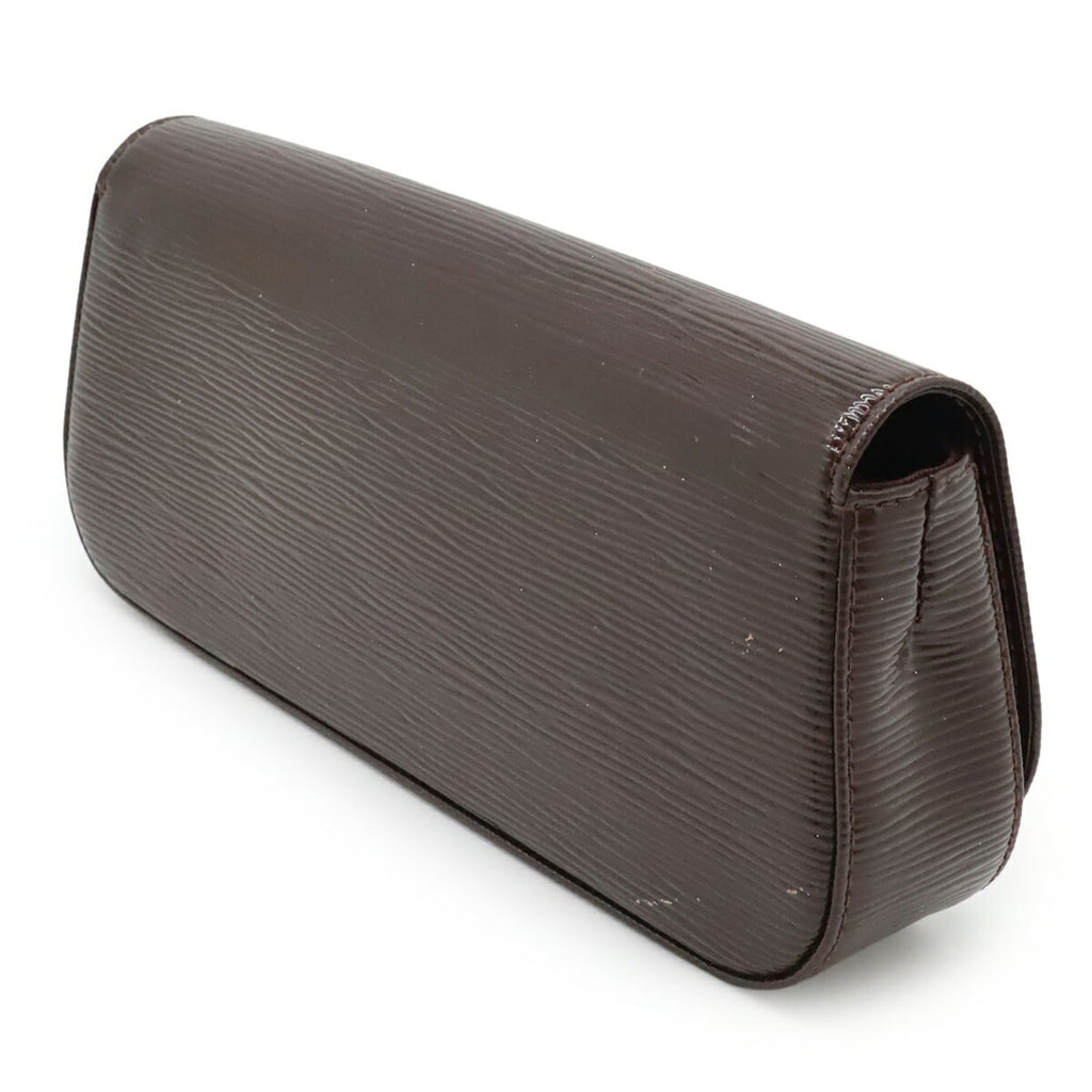 Louis Vuitton Brown Epi Leather Clutch Bag Pochette