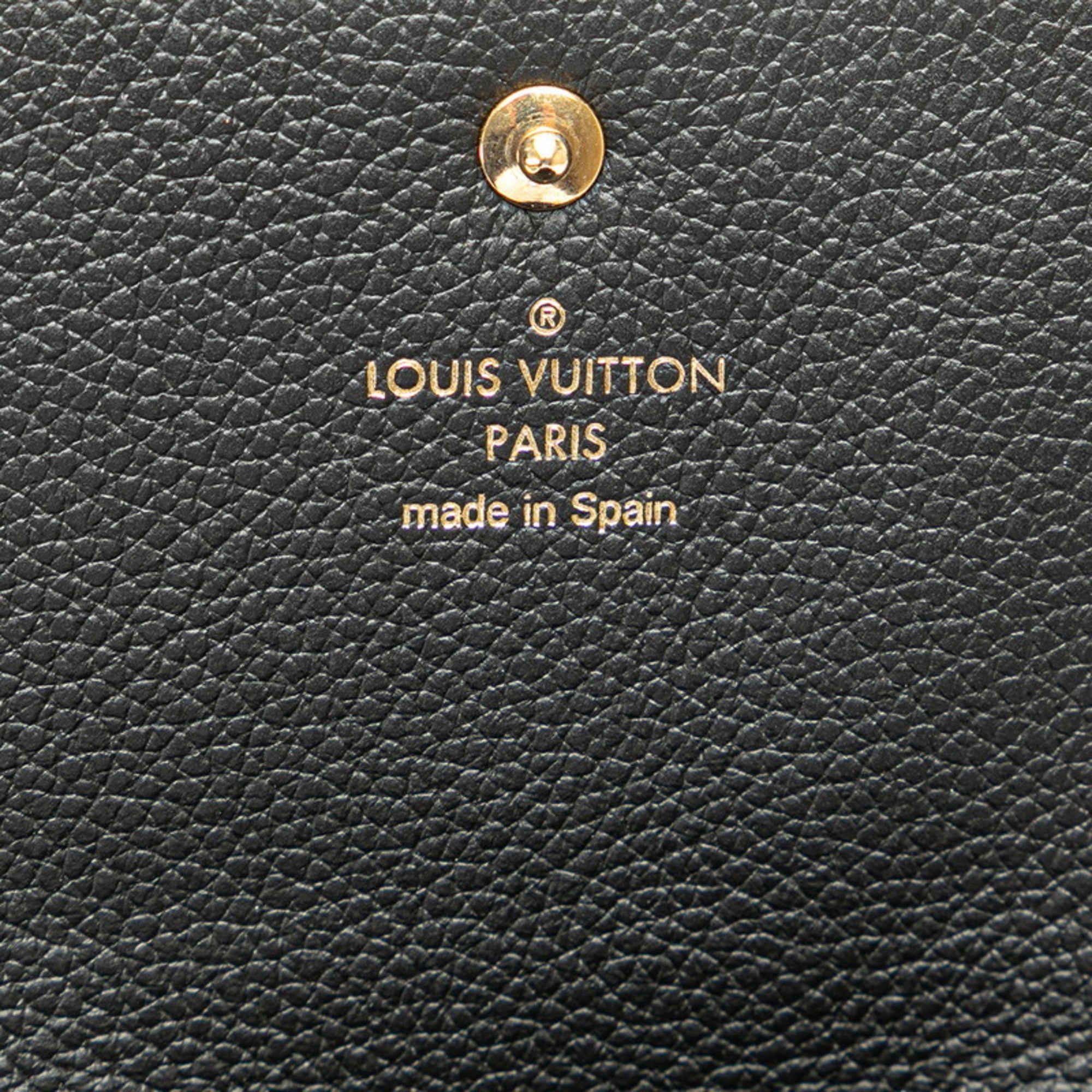 Louis Vuitton Black Noir Leather Wallet