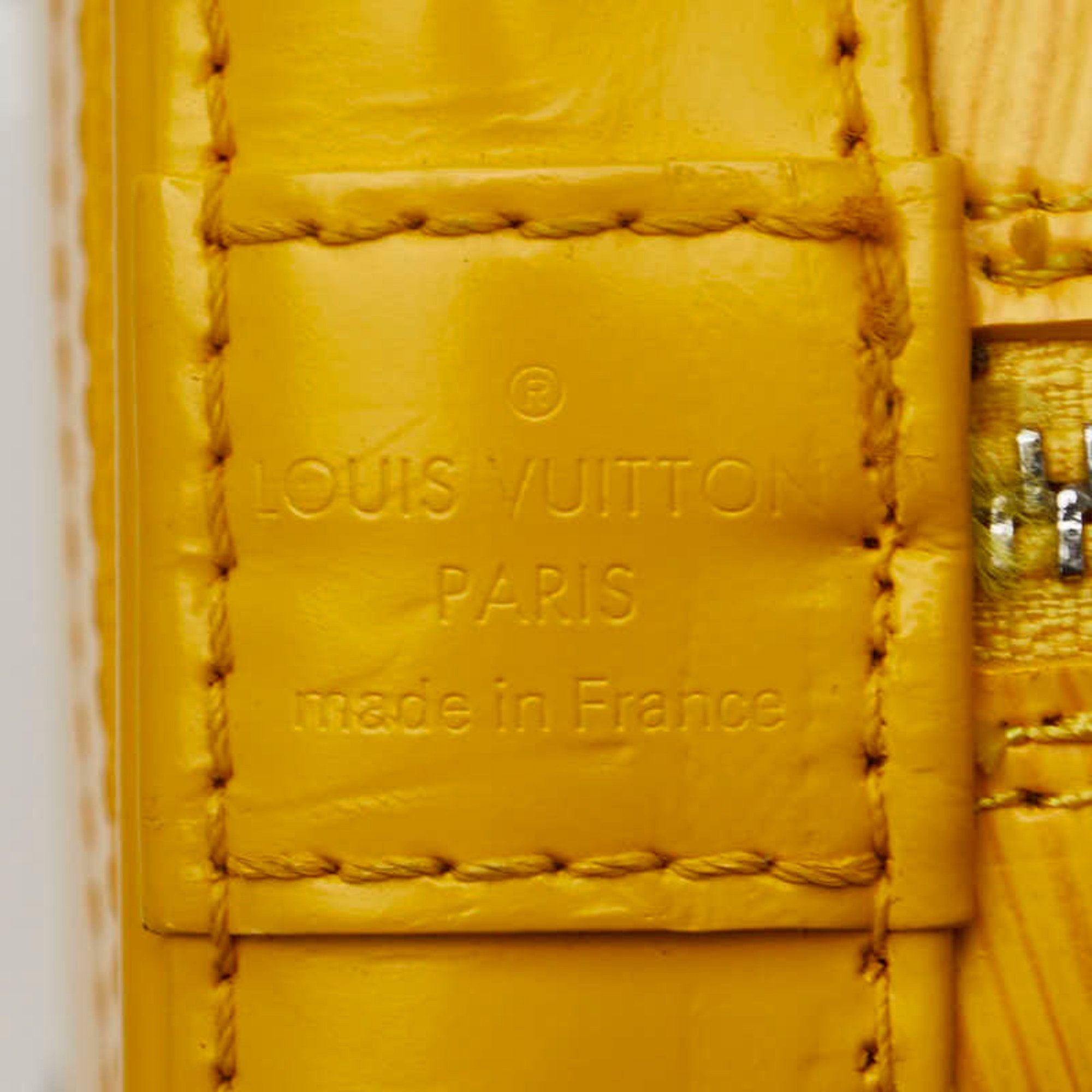 Louis Vuitton Epi Mimosa Yellow Leather Handbag