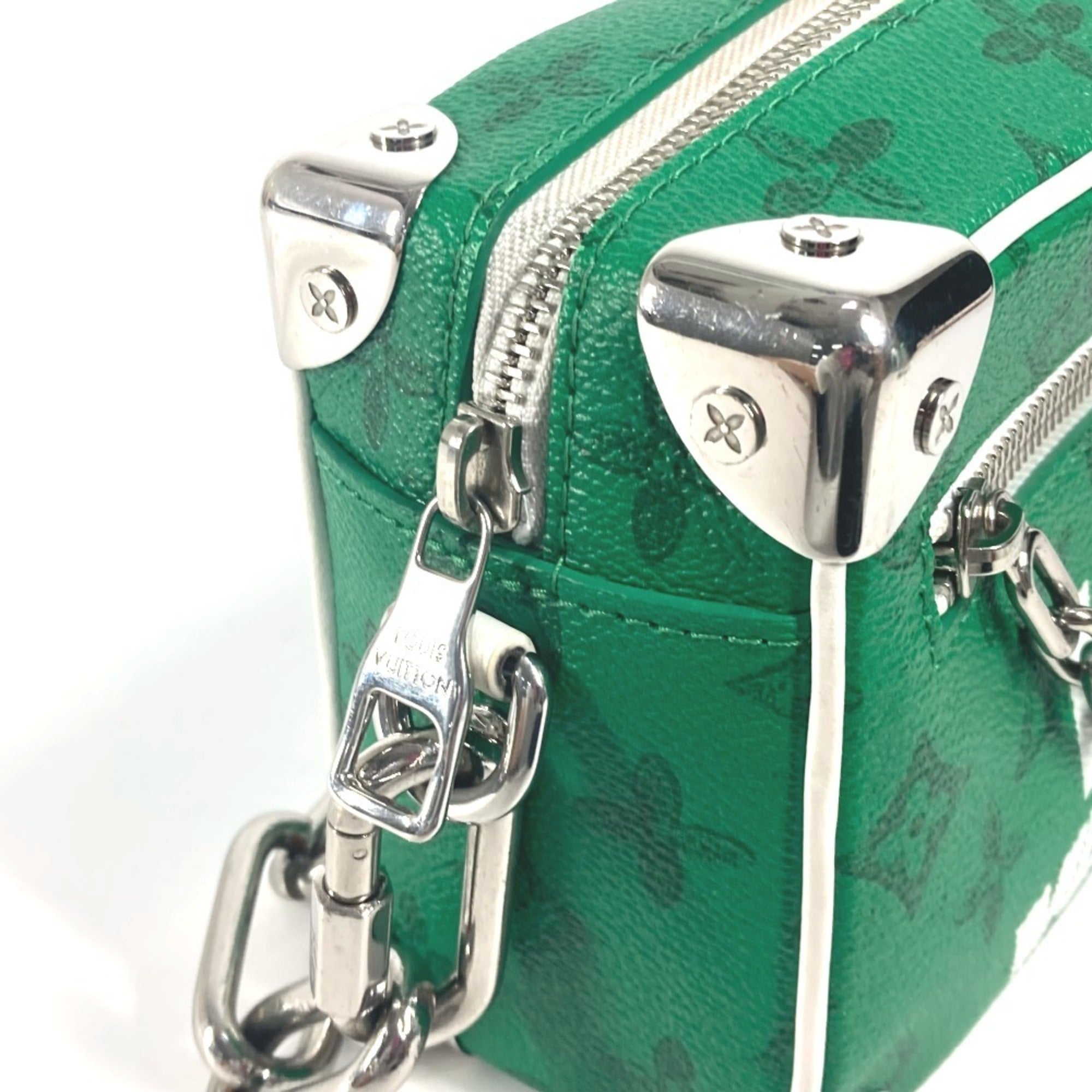 Louis Vuitton Monogram Green Monogram Pochette Shoulder Bag
