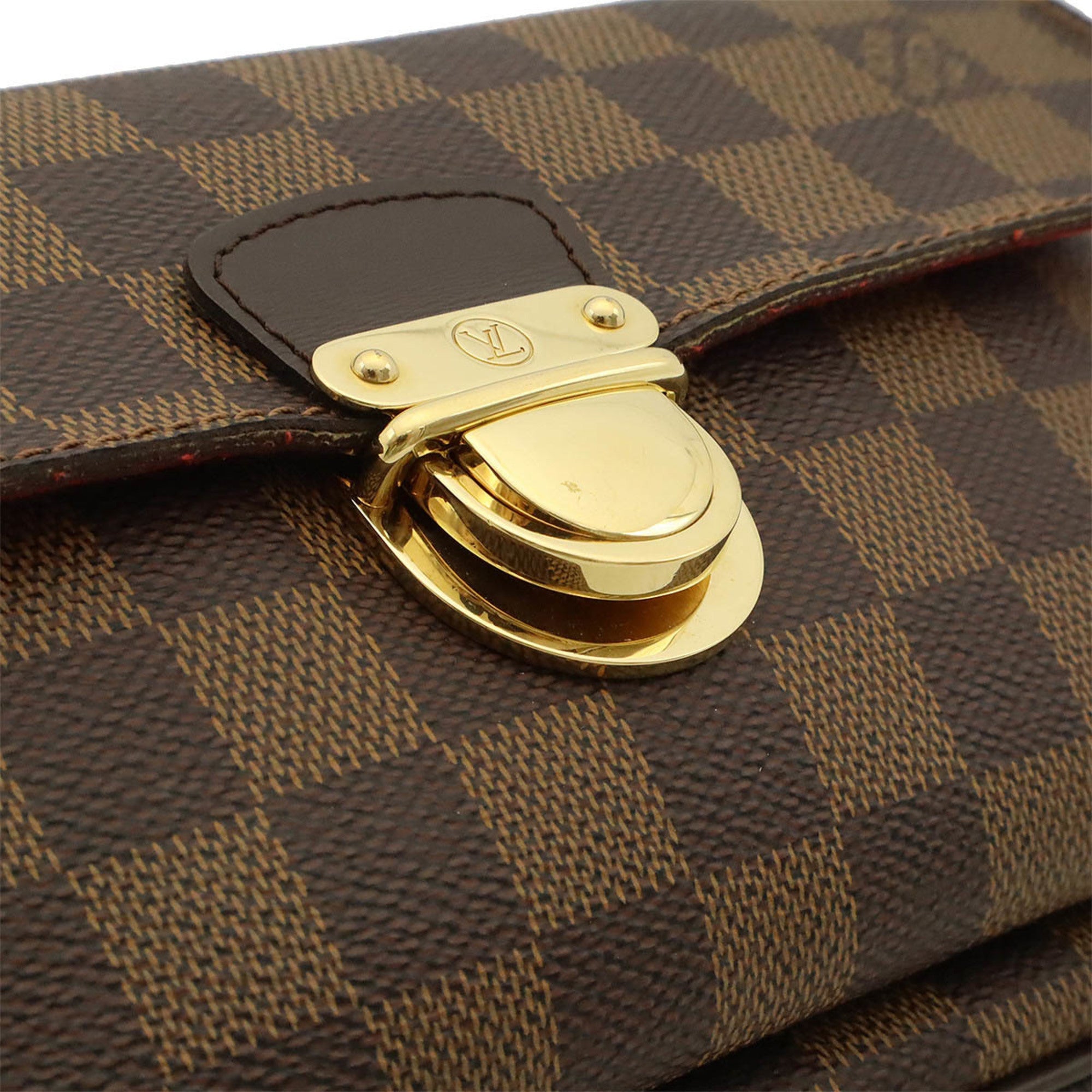 Louis Vuitton Brown Damier Canvas Pvc Shoulder Bag