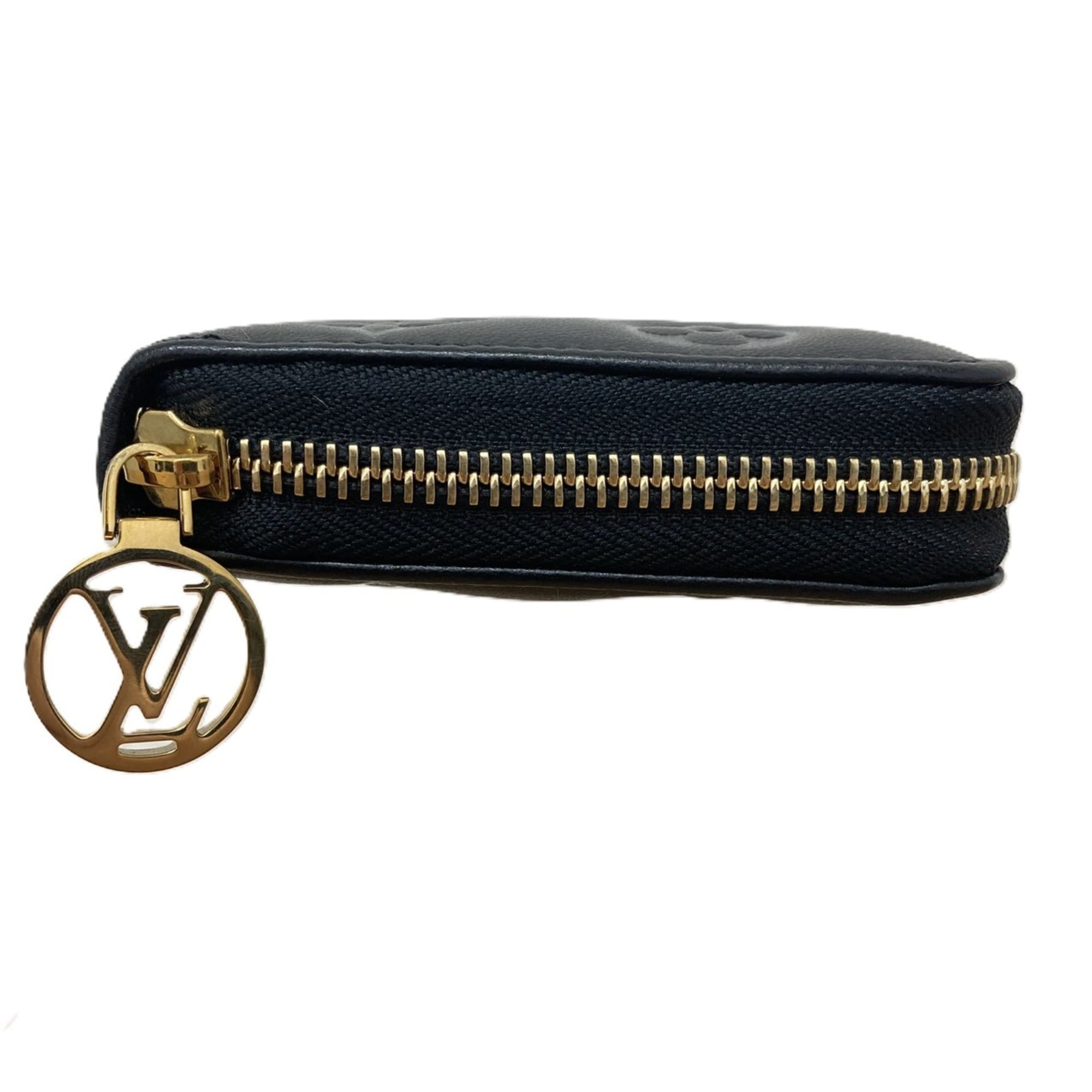 Louis Vuitton Black Noir Leather Long Wallet