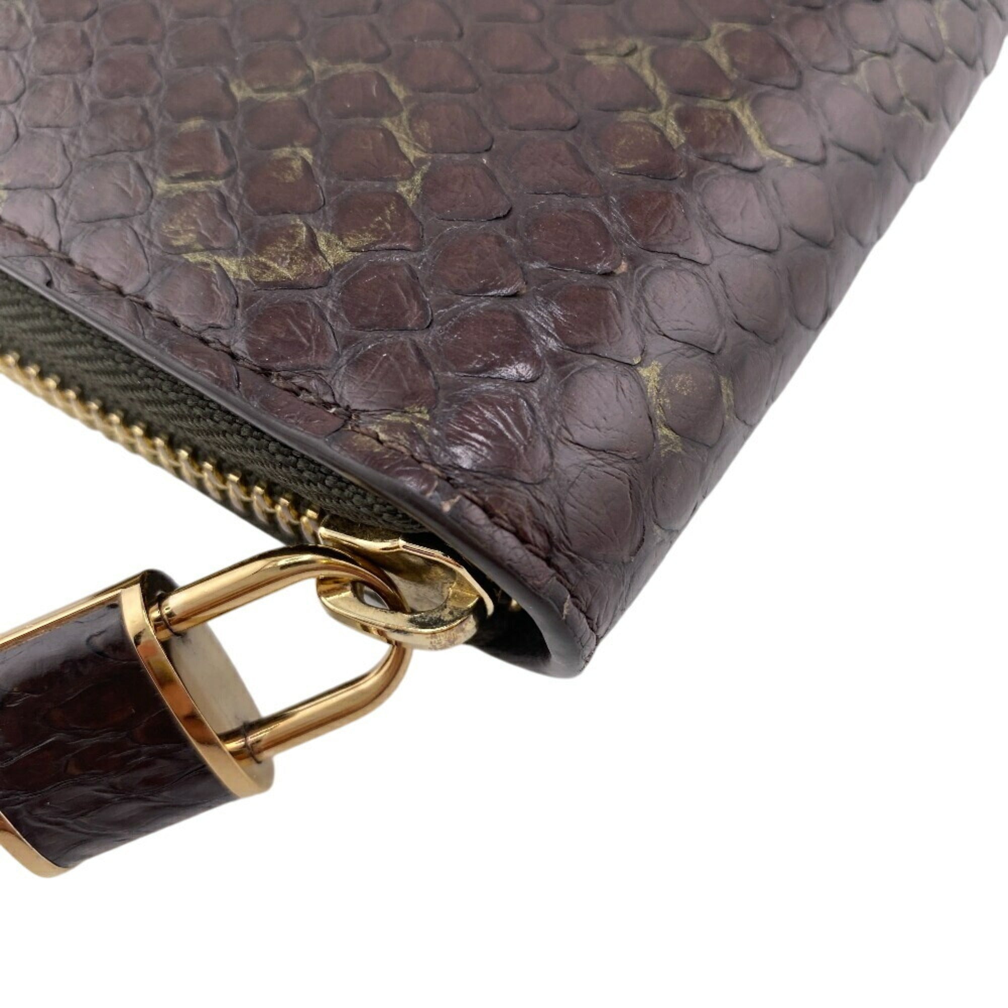 Louis Vuitton Exotic Brown Monogram Monogram Long Wallet
