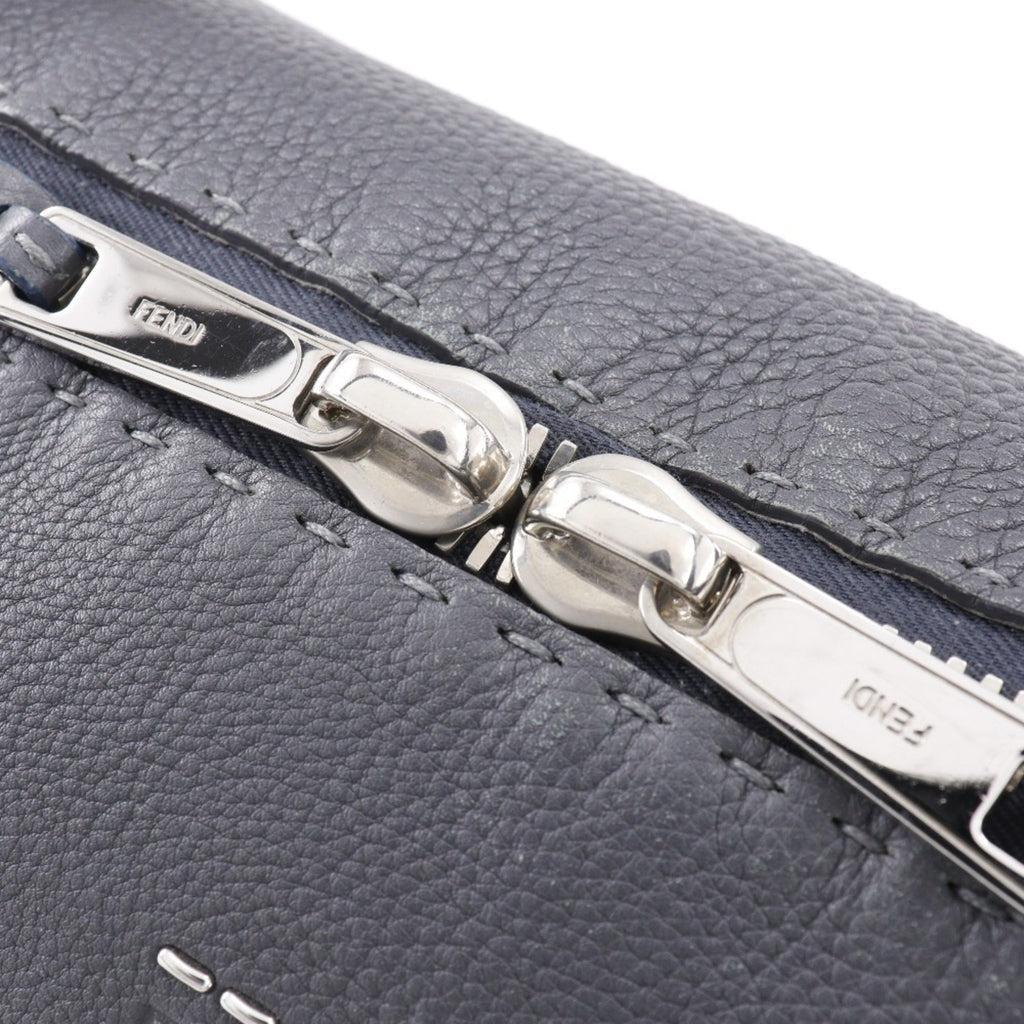 Fendi Gray Leather Handbag
