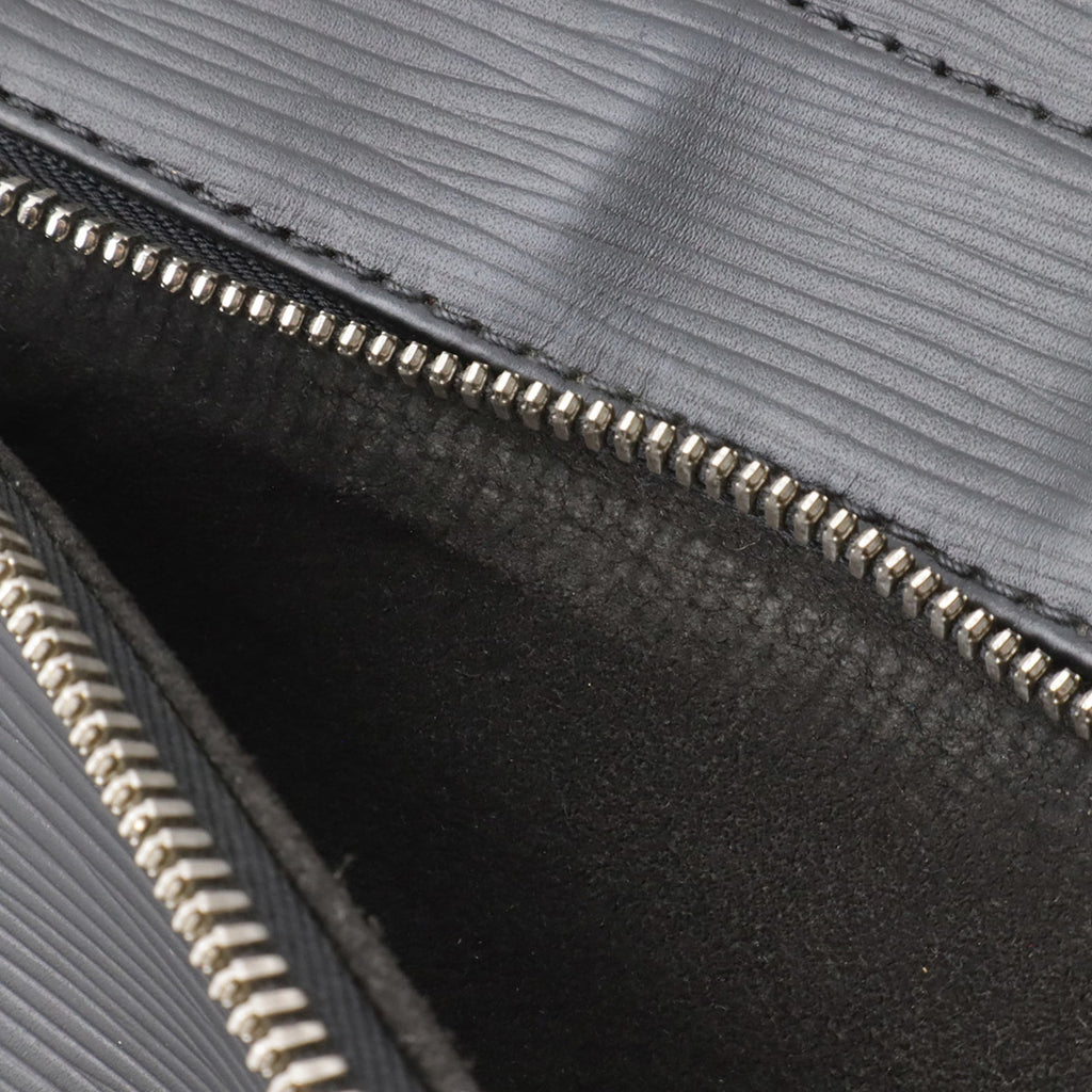 Louis Vuitton Black Noir Epi Leather Shoulder Bag