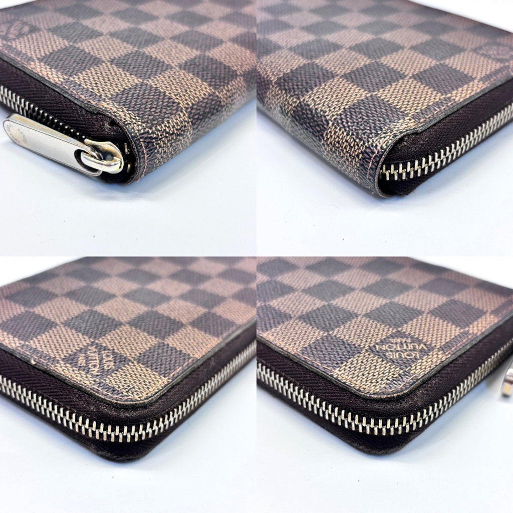 Louis Vuitton Damier Brown Damier Canvas Ebene Long Wallet