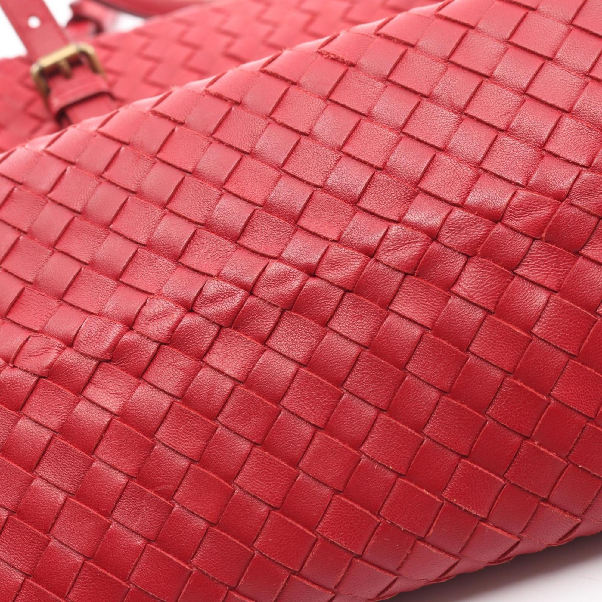 Balenciaga Red Color Leather Tote