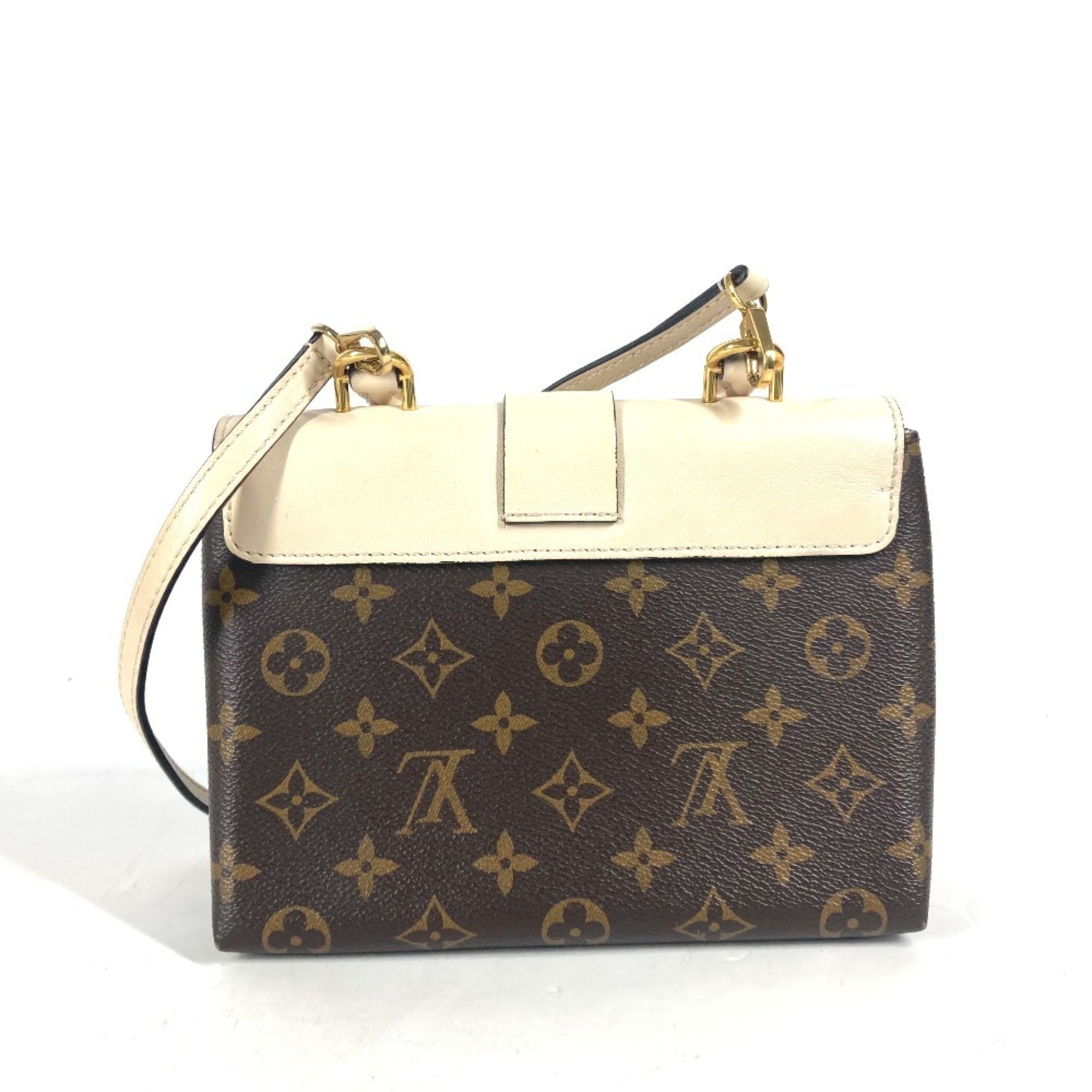 Louis Vuitton Monogram Brown White Monogram Handbag Shoulder Bag