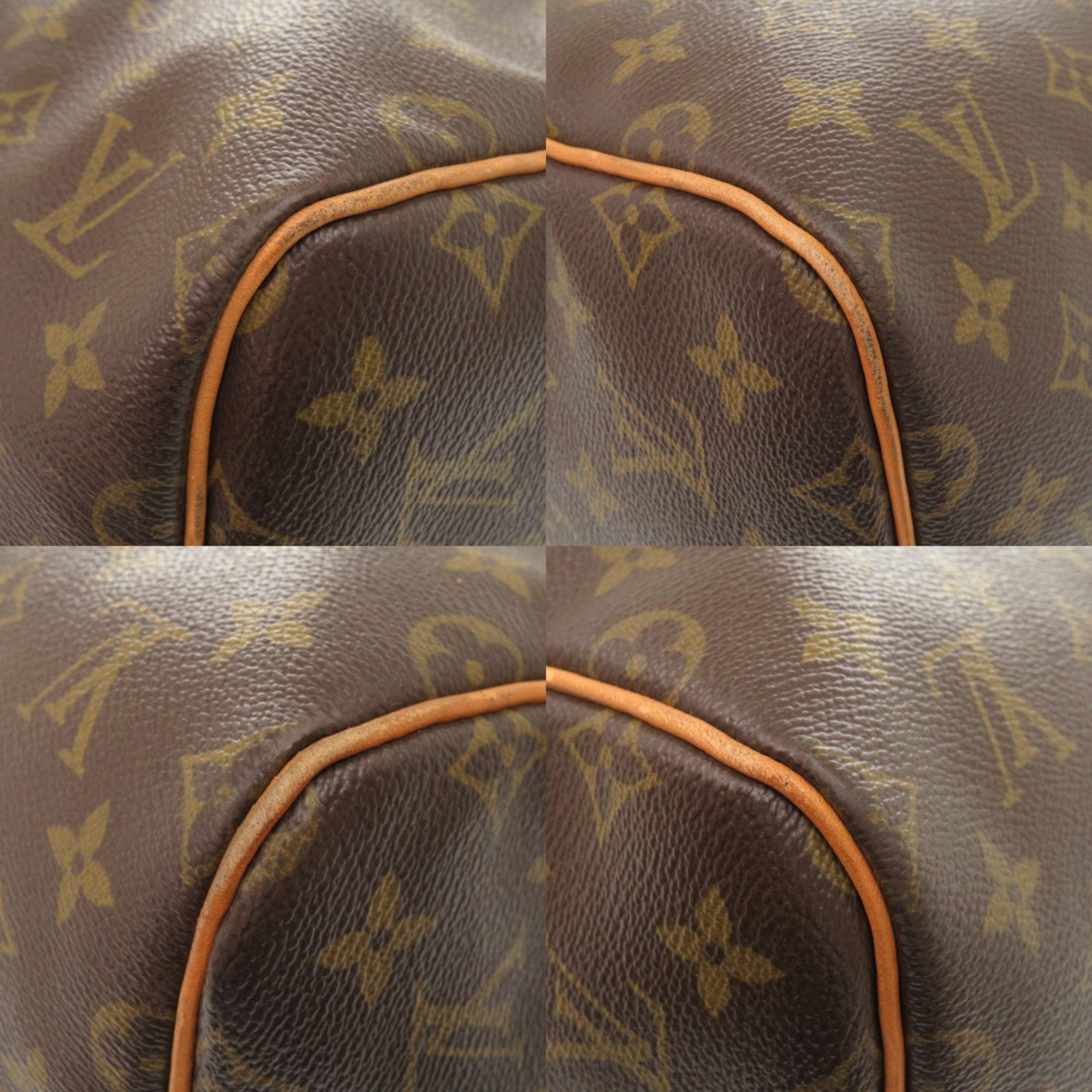 Louis Vuitton Brown Monogram Canvas Boston Bag