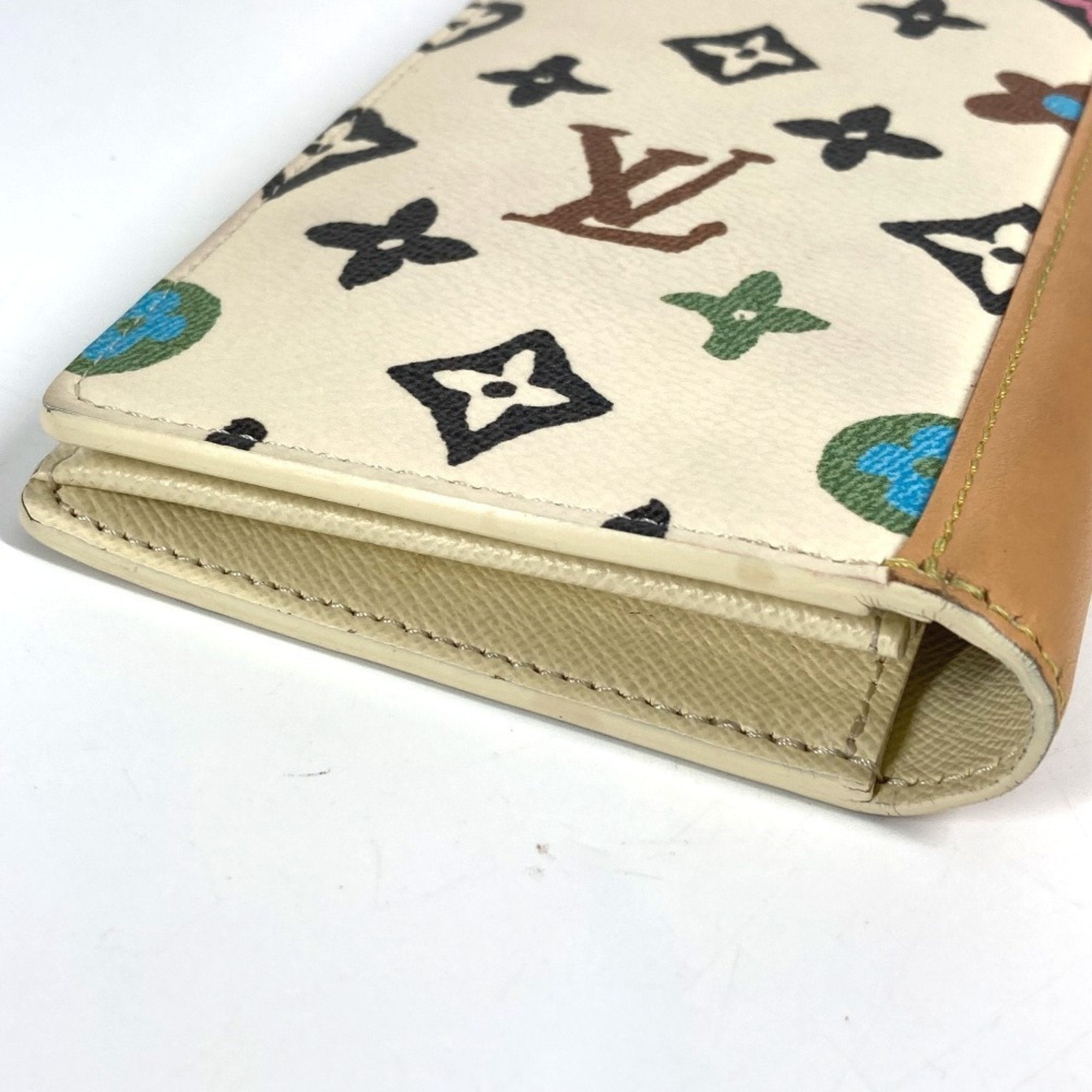 Louis Vuitton Monogram Multi-Color White Monogram Long Wallet