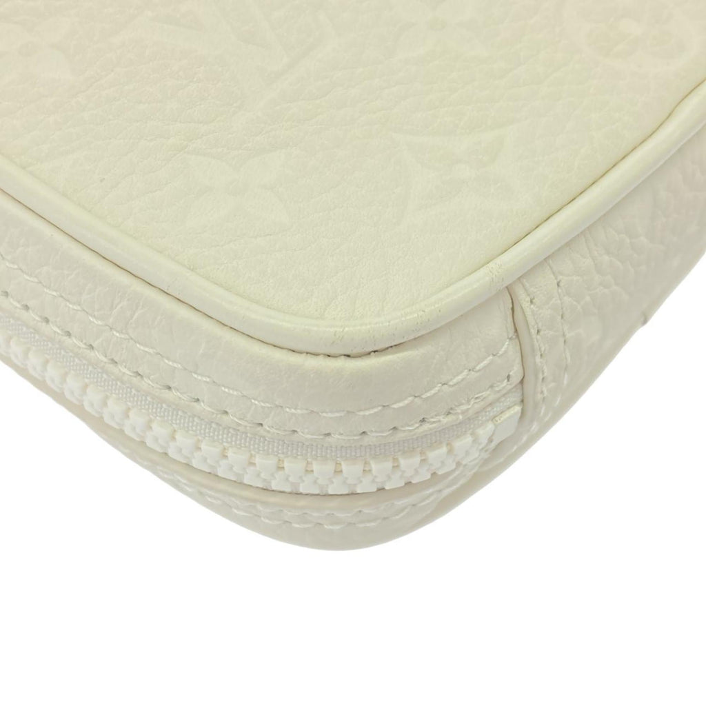 Louis Vuitton White Leather Shoulder Bag