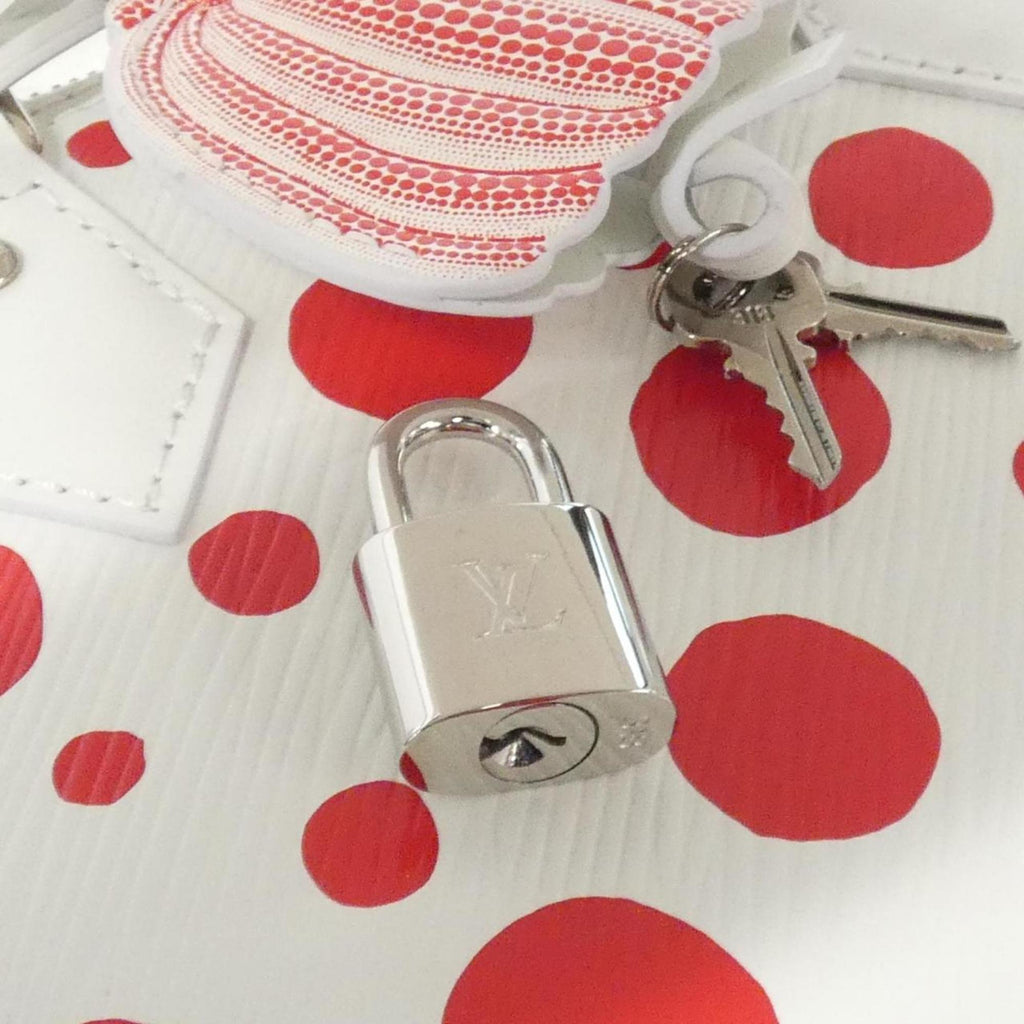 Louis Vuitton Rouge White Leather Handbag
