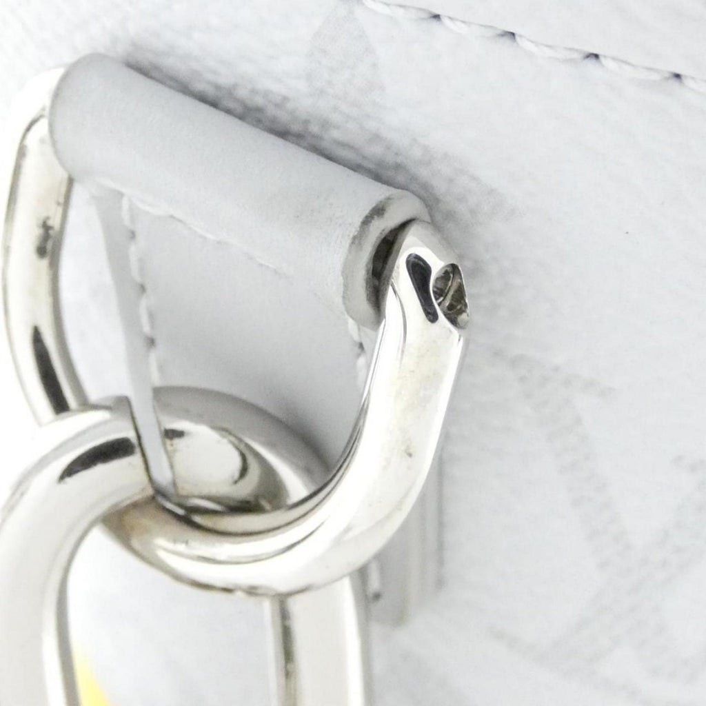 Louis Vuitton Blanc White Coated Canvas Shoulder Bag