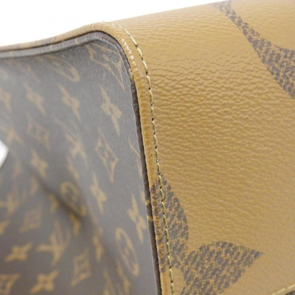 Louis Vuitton Marron Coated Canvas Handbag