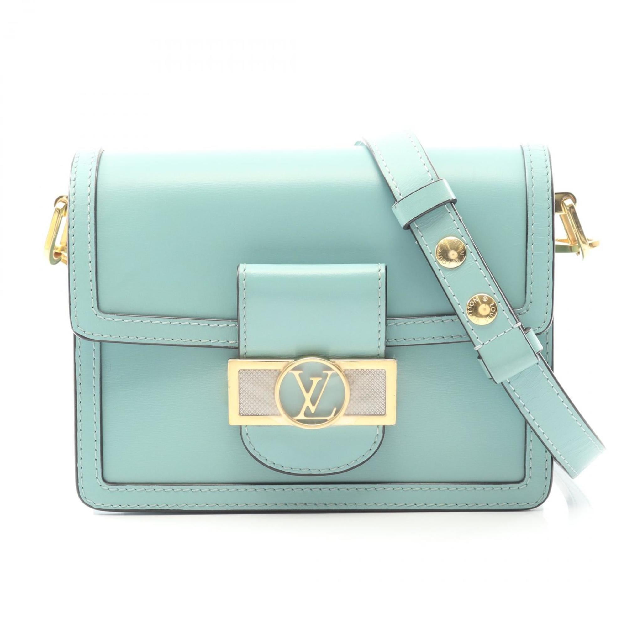 Louis Vuitton Green Leather Shoulder Bag