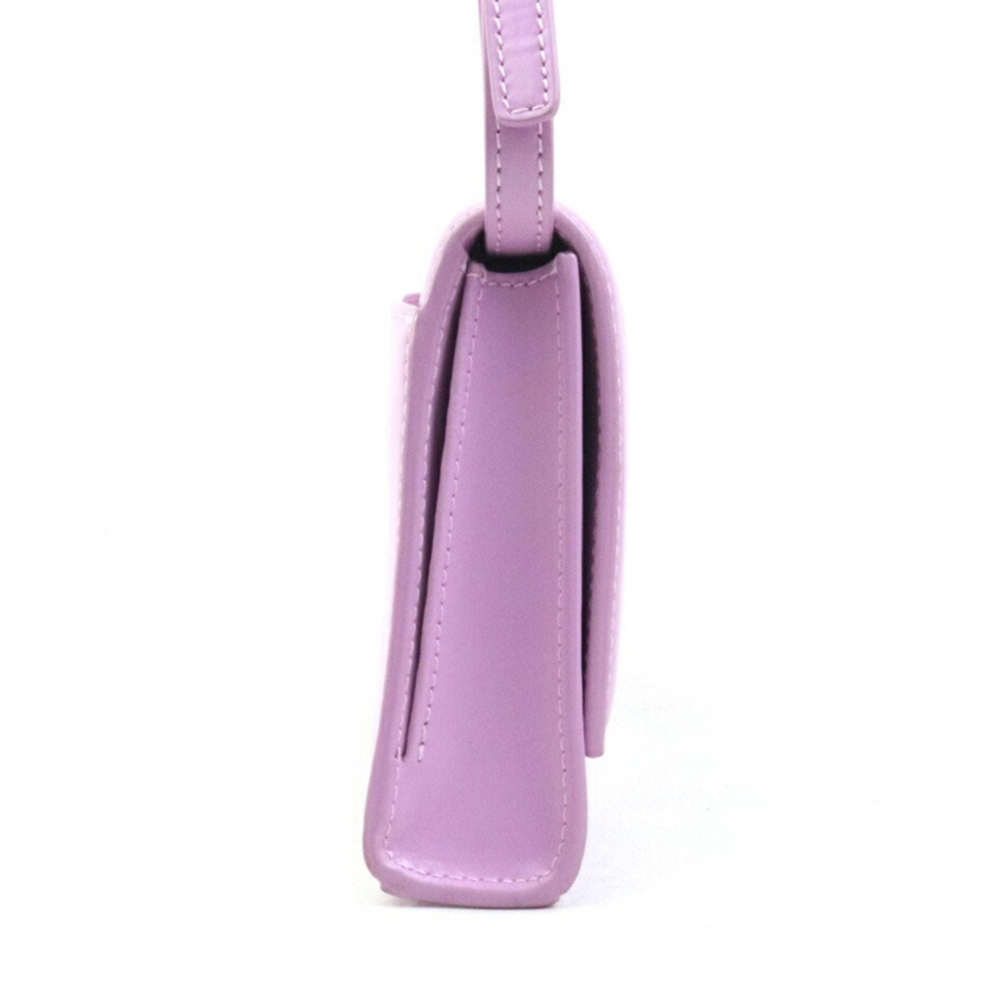 Balenciaga Pink Purple Leather Shoulder