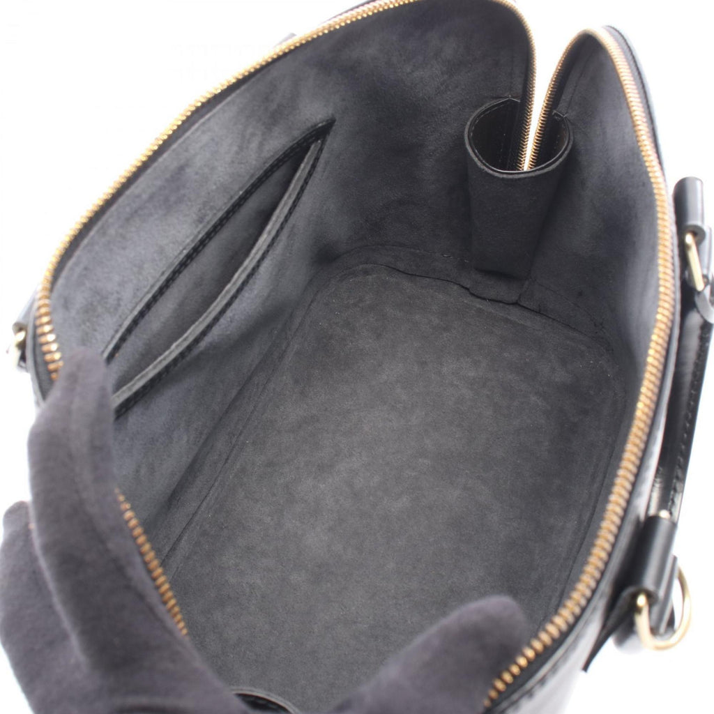 Louis Vuitton Black Noir Epi Leather Handbag