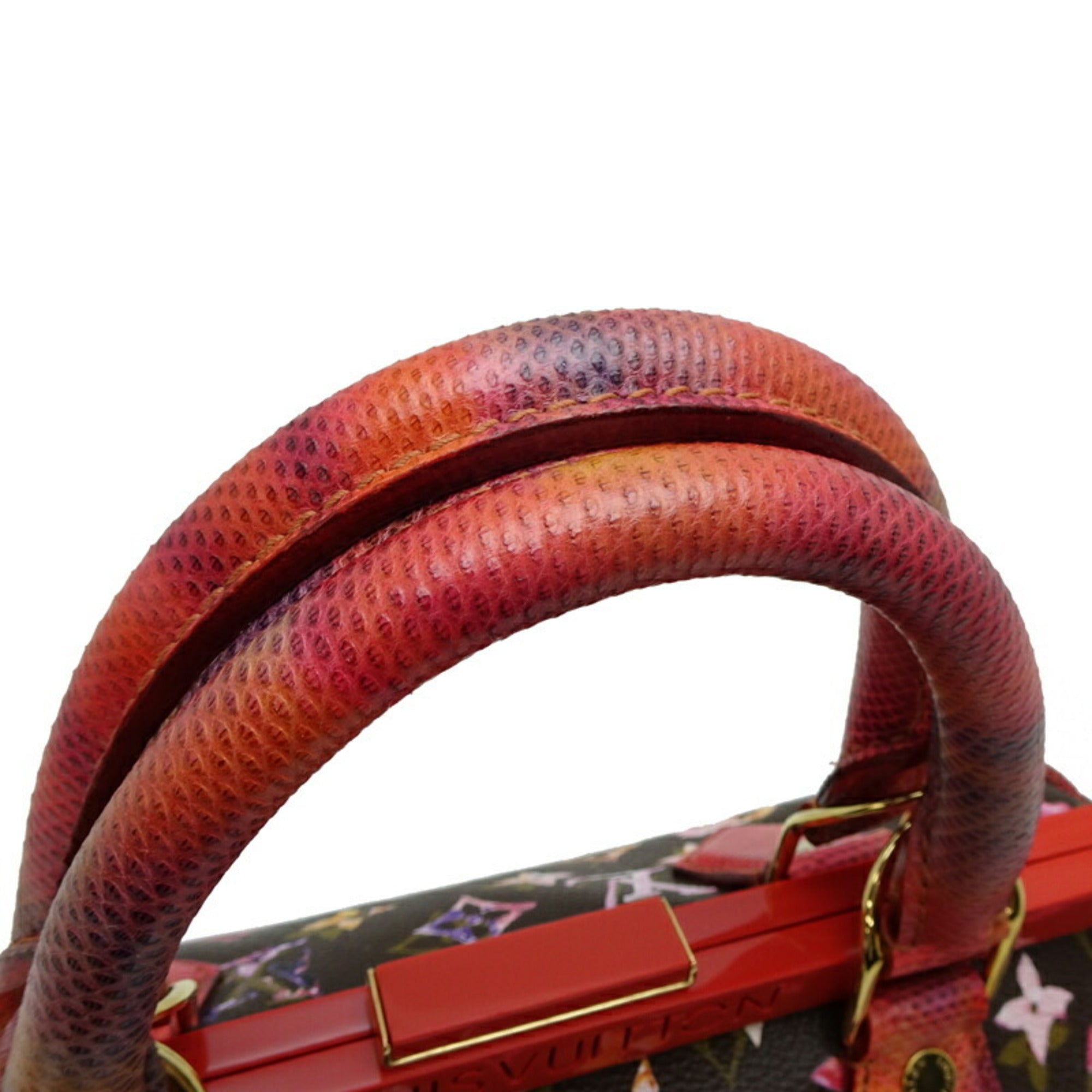 Louis Vuitton Monogram Watercolor Brown Marron Monogram Red Color Monogram Handbag