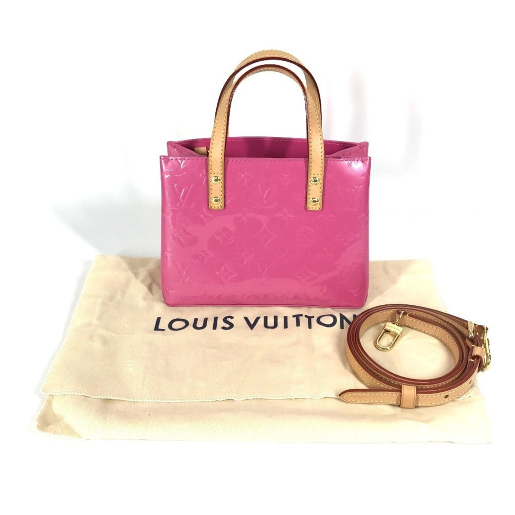 Louis Vuitton Pink Monogram Vernis Handbag Shoulder Bag Tote Bag