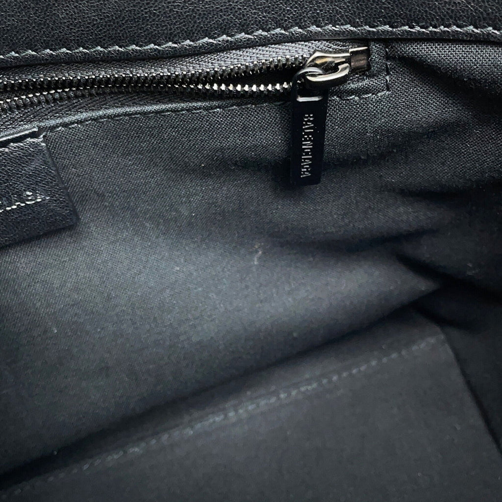 Balenciaga Black Leather Hand