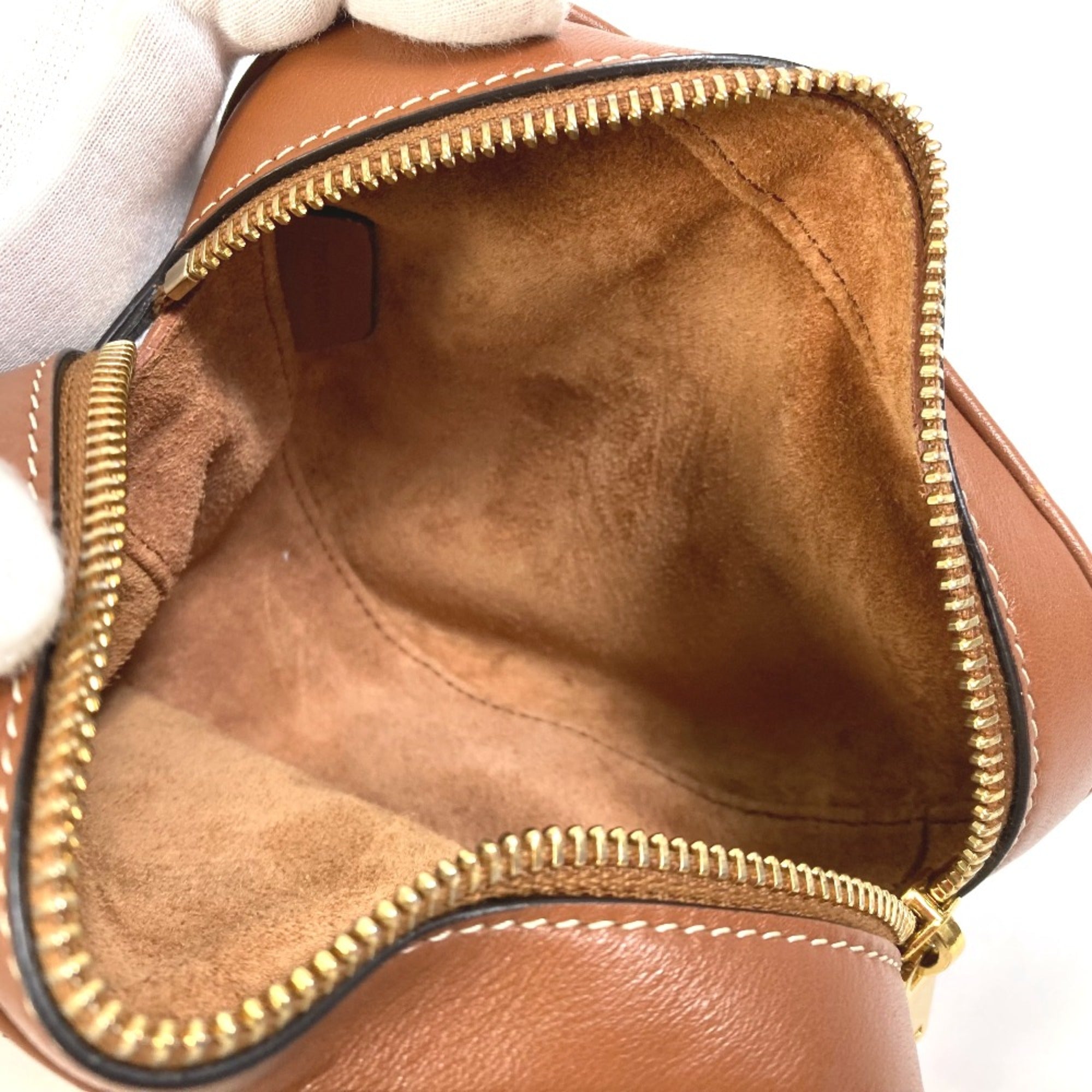 Celine Brown Leather Shoulder Bag