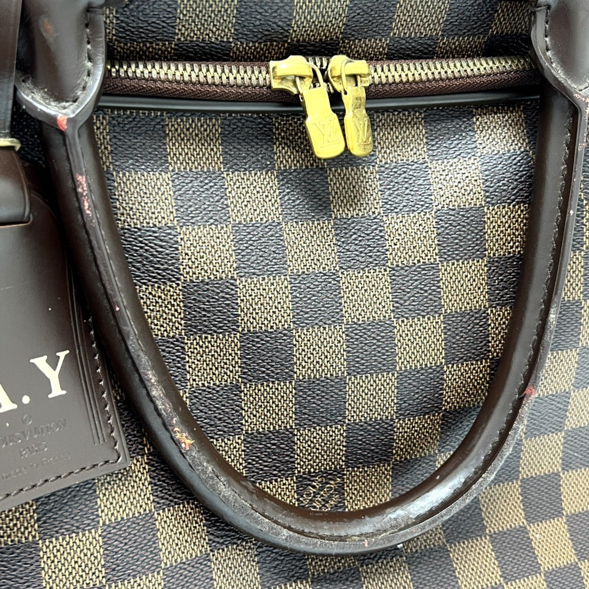 Louis Vuitton Brown Damier Canvas Ebene Damier Canvas Briefcase Handbag