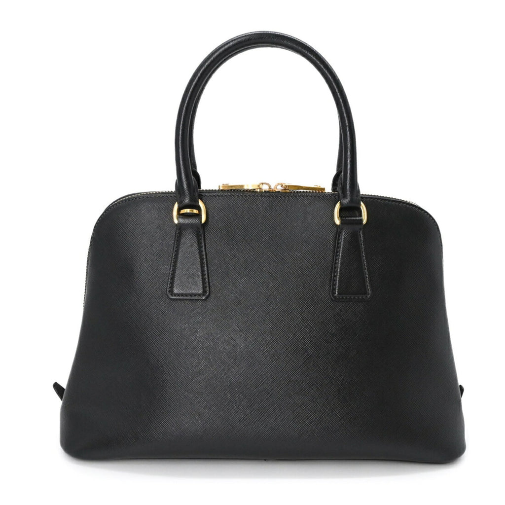 Prada Black Saffiano Triangle Handbag