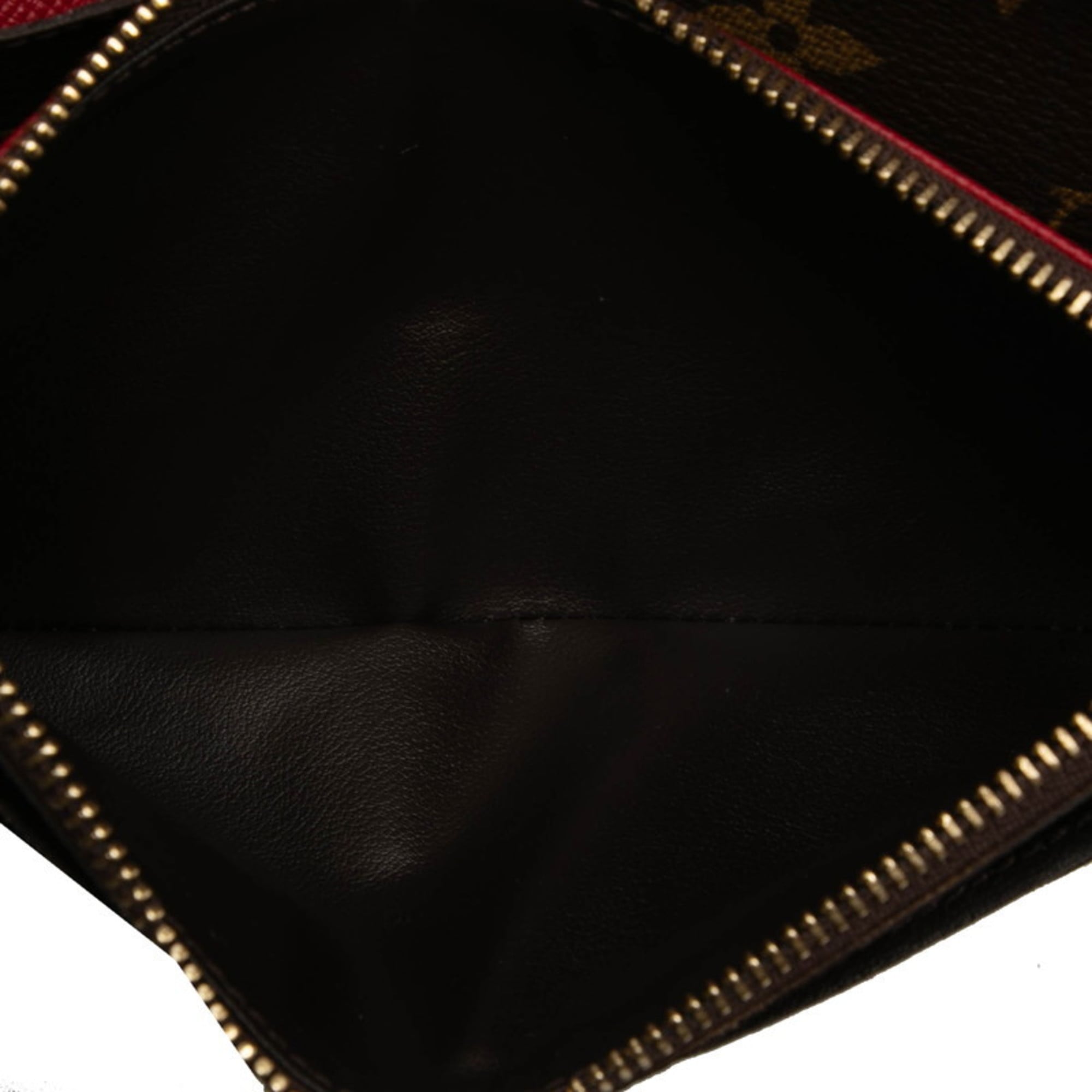 Louis Vuitton Brown Rouge Pvc Leather Long Wallet