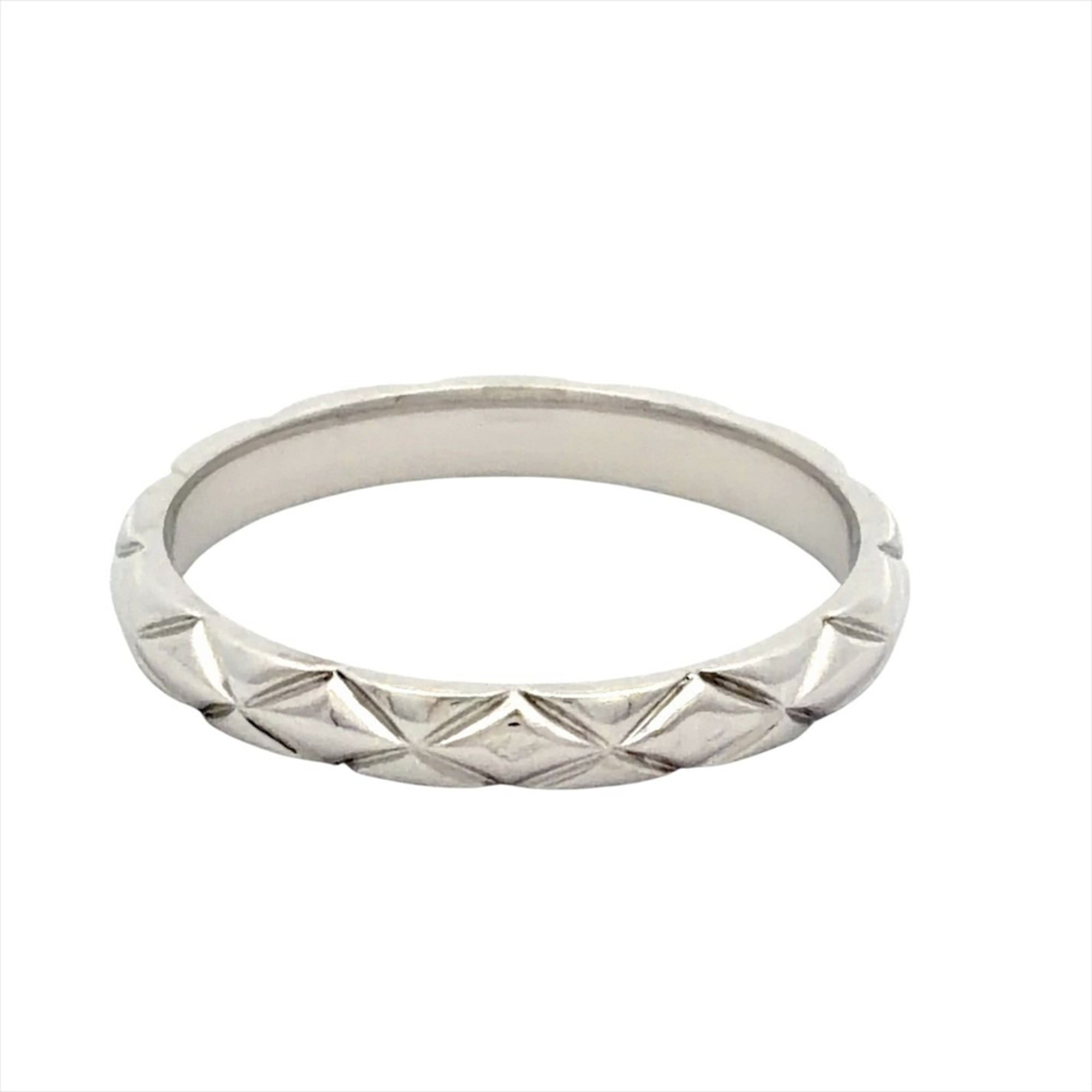 Chanel Platinum Platinum 950 Band Ring