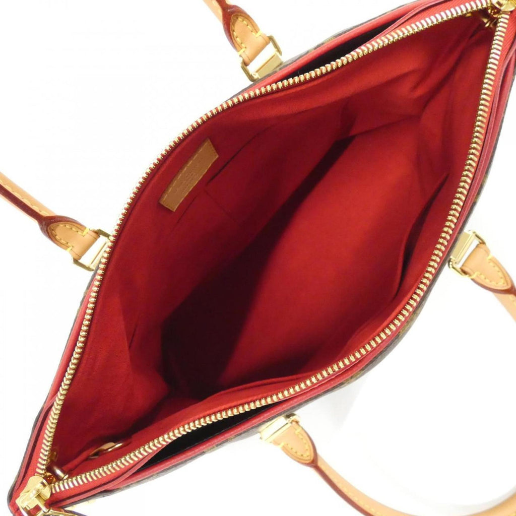 Louis Vuitton Cerise Marron Coated Canvas Handbag