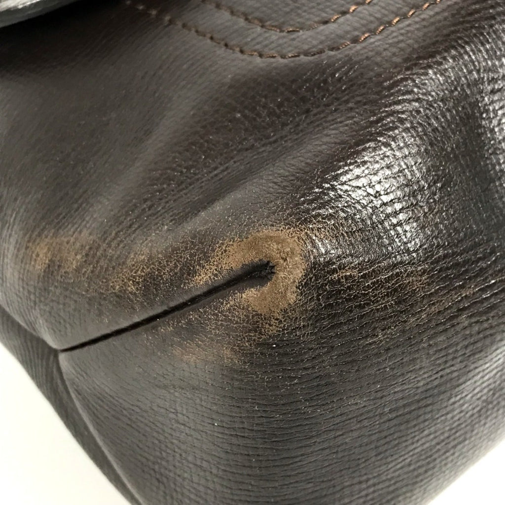Louis Vuitton Brown Coffee Utah Leather Messenger Bag Shoulder Bag