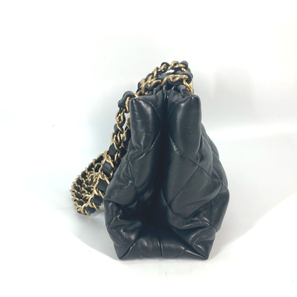 Chanel Black Leather Shoulder Bag