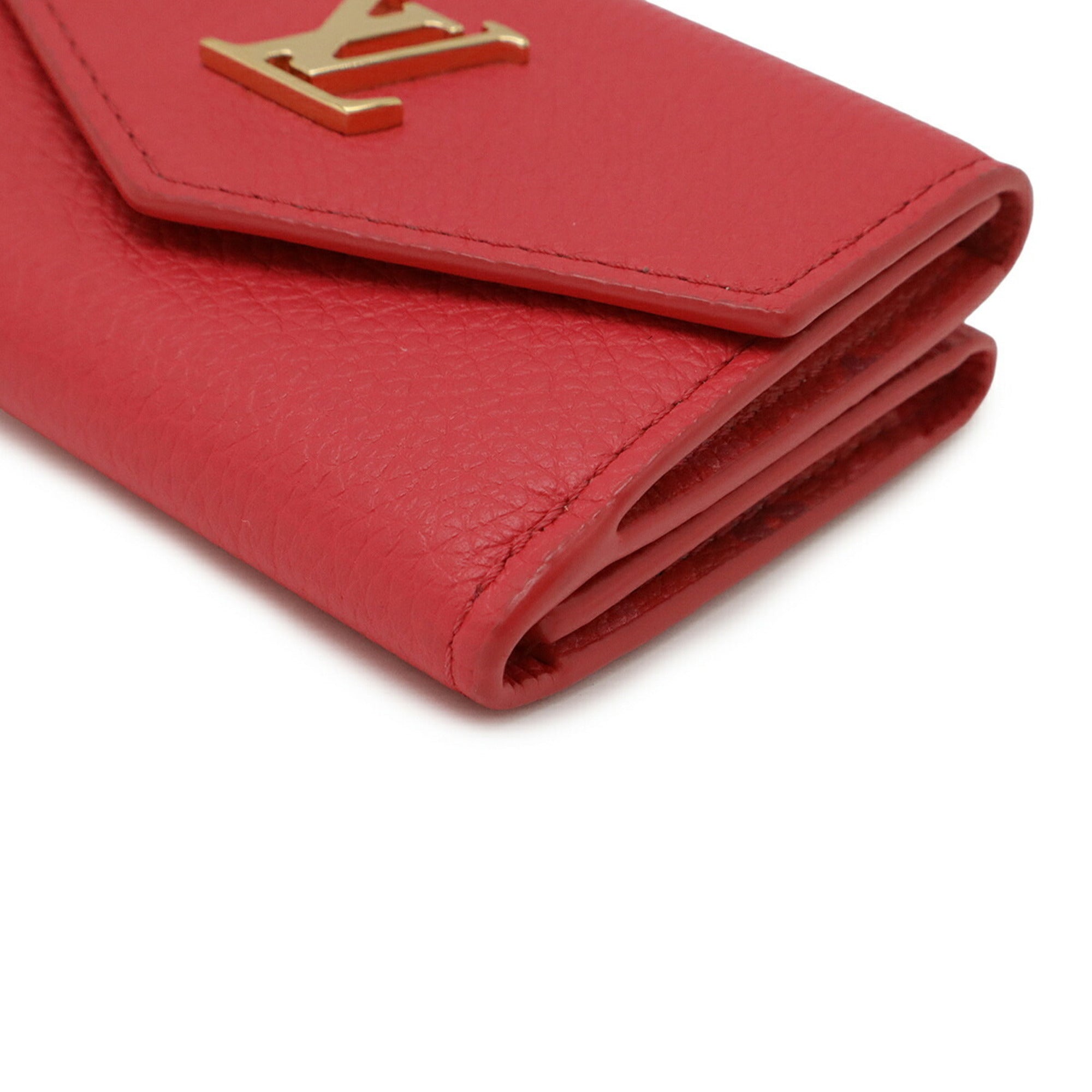 Louis Vuitton Fuchsia Fuchsia Pink Leather Wallet (Tri-Fold)