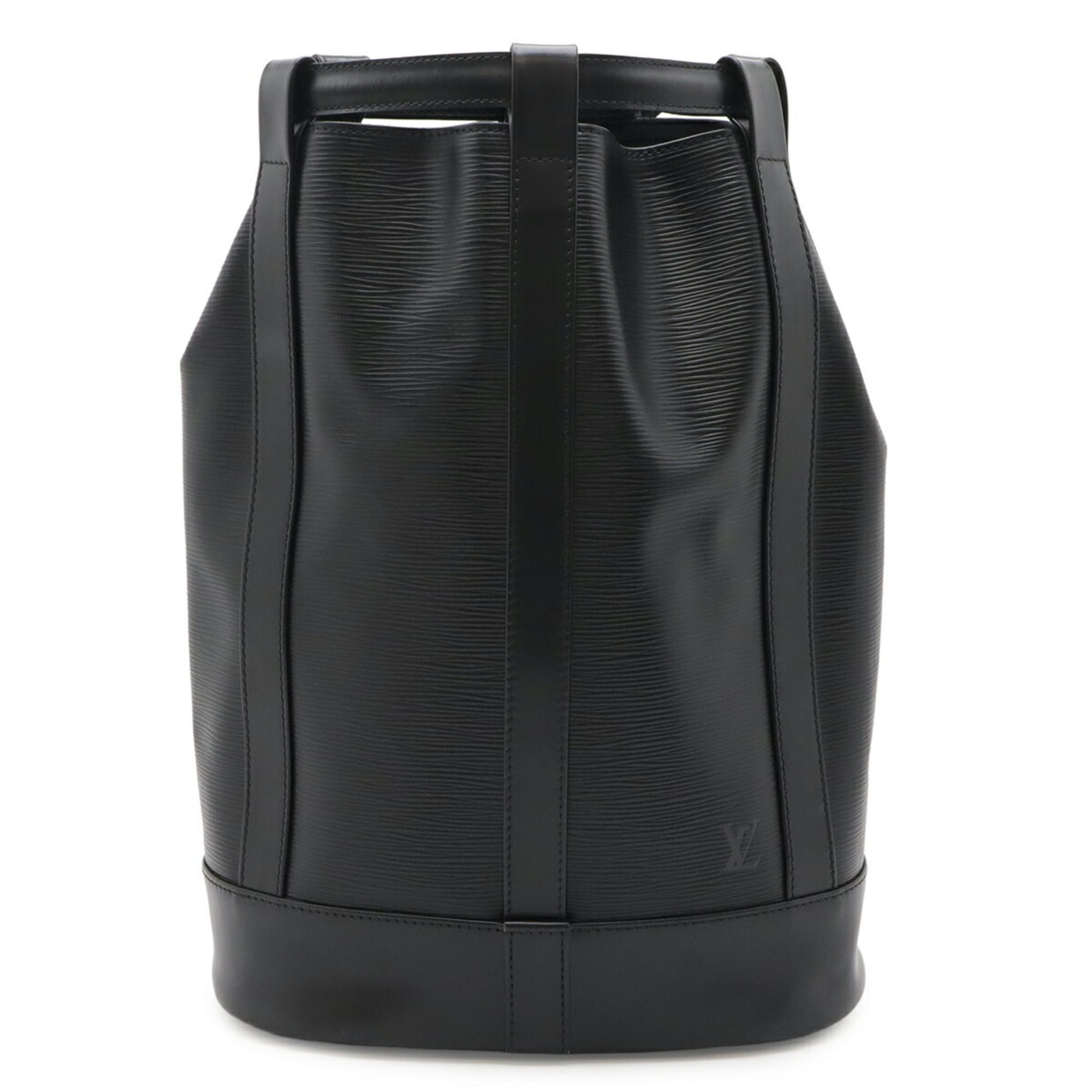 Louis Vuitton Black Noir Epi Leather Shoulder Bag