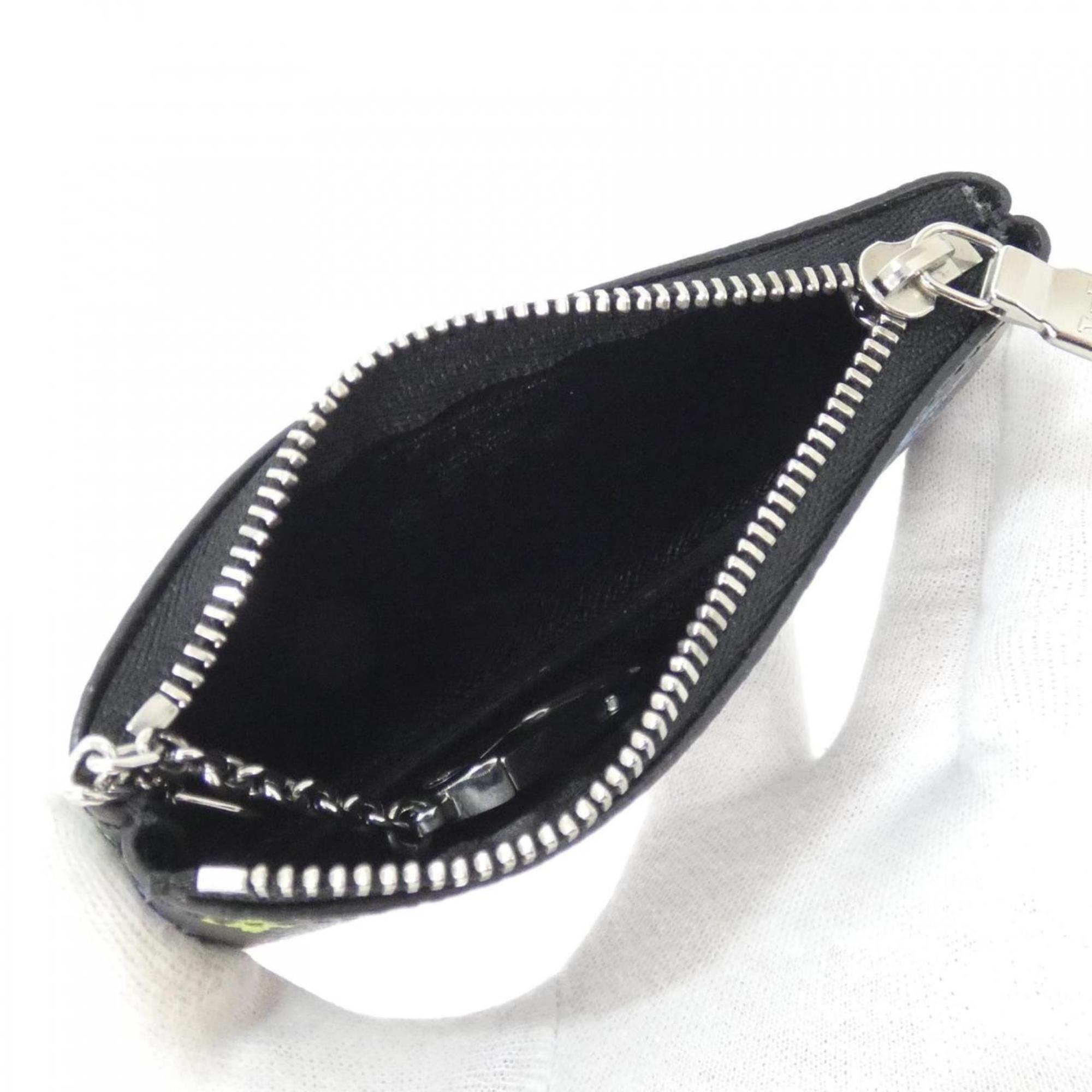 Louis Vuitton Black Coated Canvas Coin Purse/Coin Case