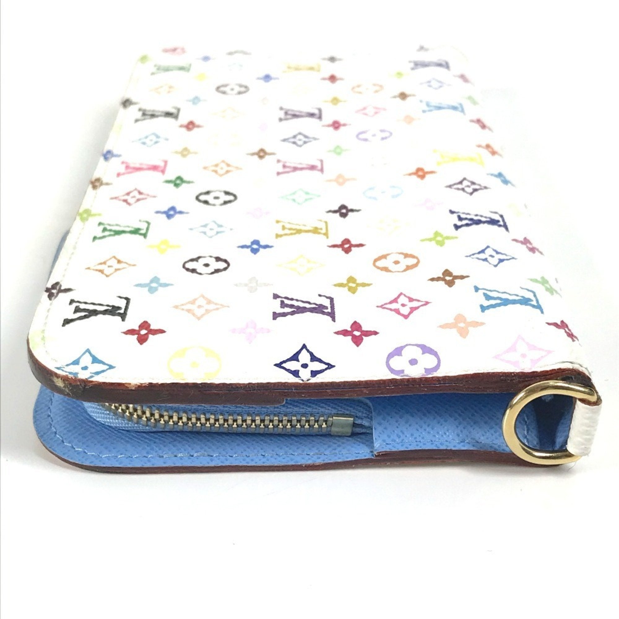 Louis Vuitton Monogram Multicolore Blue Monogram Multi-Color Raisin Monogram Multicolore Long Wallet