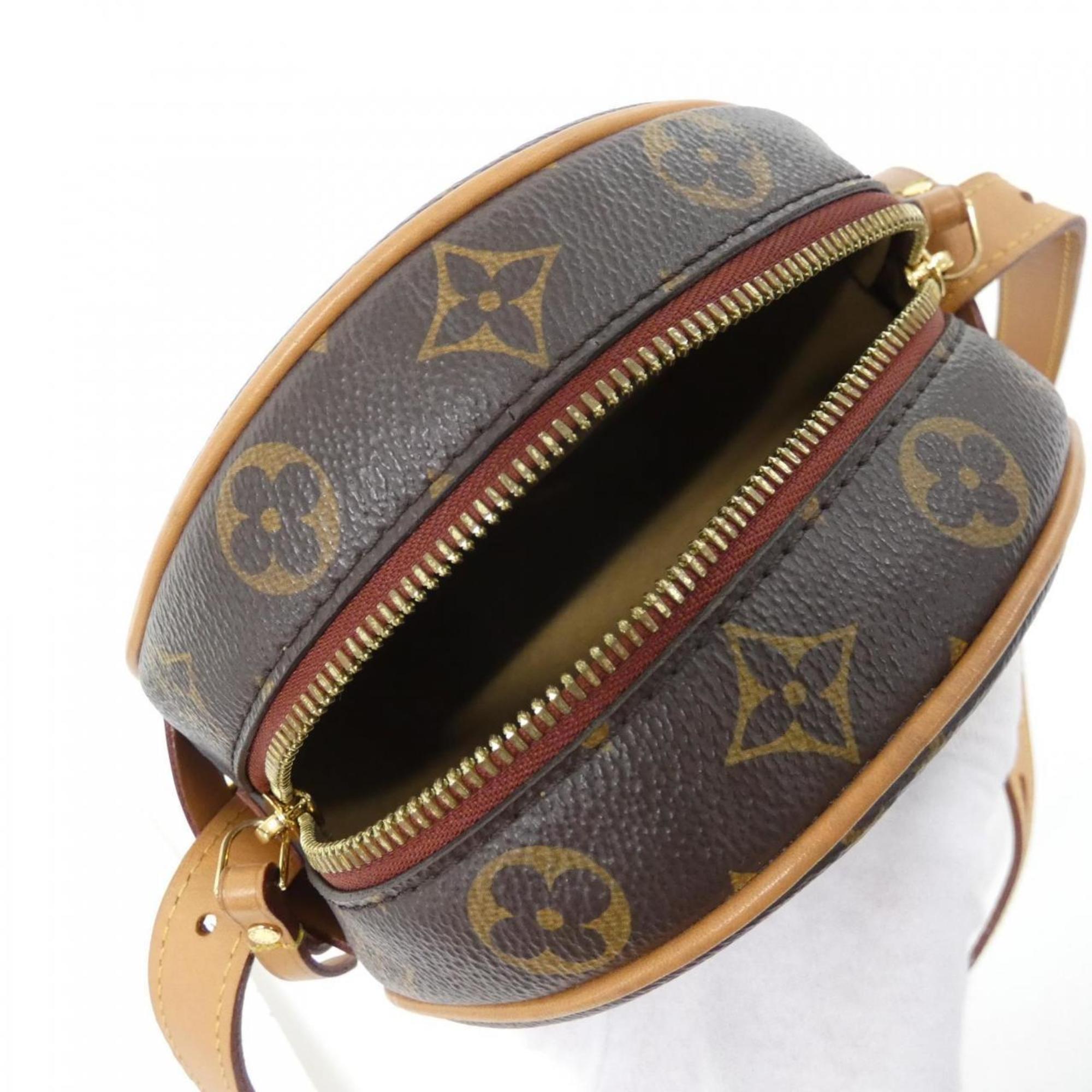 Louis Vuitton Marron Coated Canvas Shoulder Bag