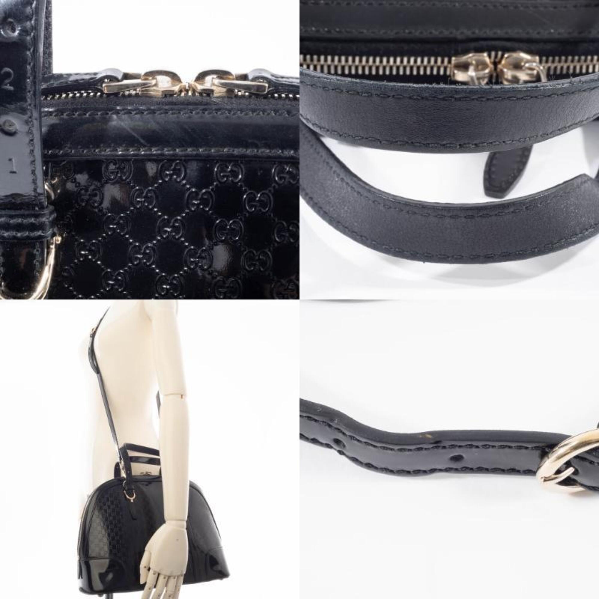 Gucci Black Patent Leather Handbag (Pre-Owned)