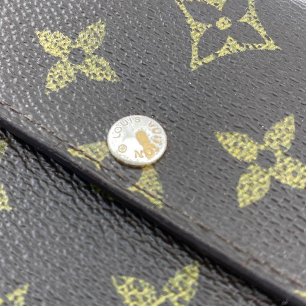 Louis Vuitton Brown Monogram Monogram Leather Long Wallet