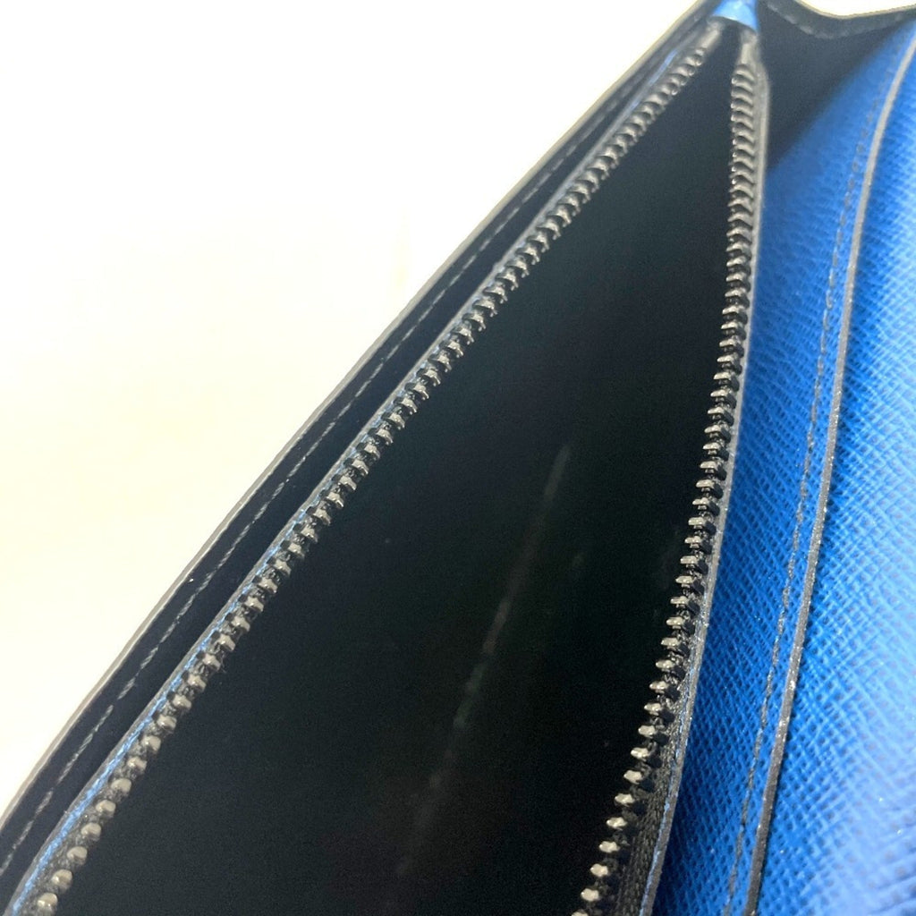 Louis Vuitton Epi Blue Green Red Color Epi Leather Long Wallet
