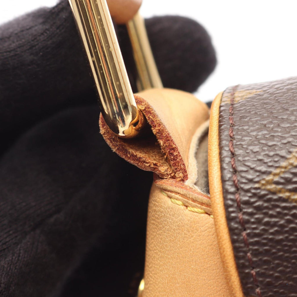 Louis Vuitton Brown Pvc Leather Shoulder Bag